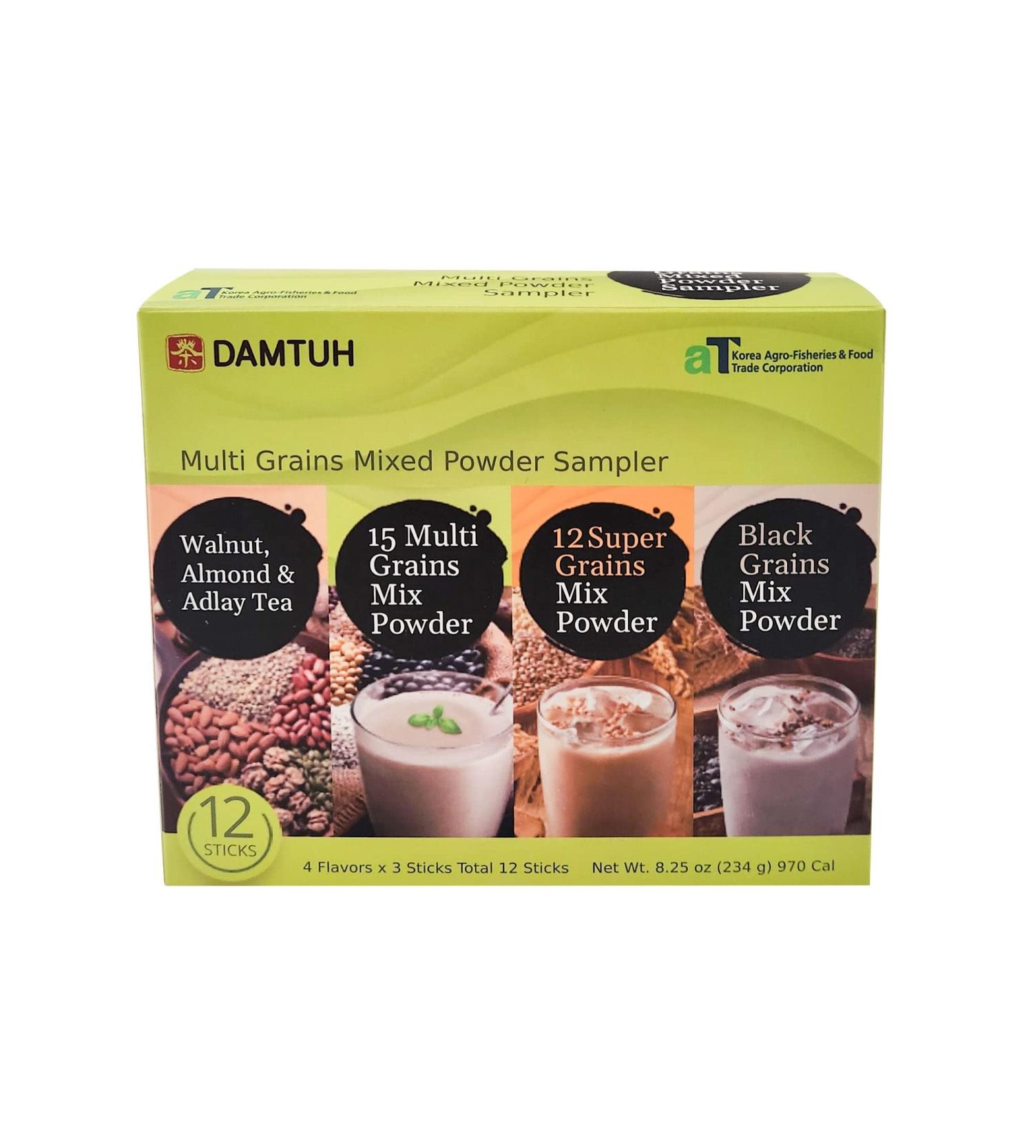Multi Grains Mixed Powder Sampler - 12 Sticks - 3 Flavors - Organic and Nutritious - Buy Online on GoSupps.com