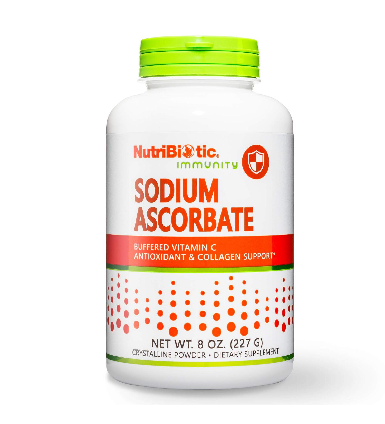 NutriBiotic Immunity Sodium Ascorbate Crystalline Powder 8 oz - Boost Your Immune Health - Buy Online on GoSupps.com