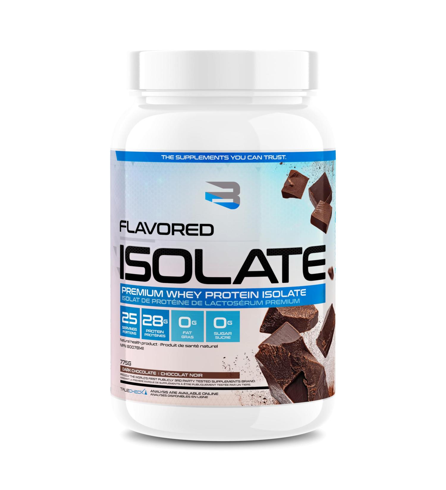 Believe Supplements Protein Powder -Publicly 3rd Party Tested Whey Protein Powder for Muscle Growth Strength & Recovery Easily Mixable for Shakes Smoothies and Baked Goods Rich & Creamy Taste (25 scoop Dark Chocolate) Dark Chocolate 25 scoop - Buy Online on GoSupps.com