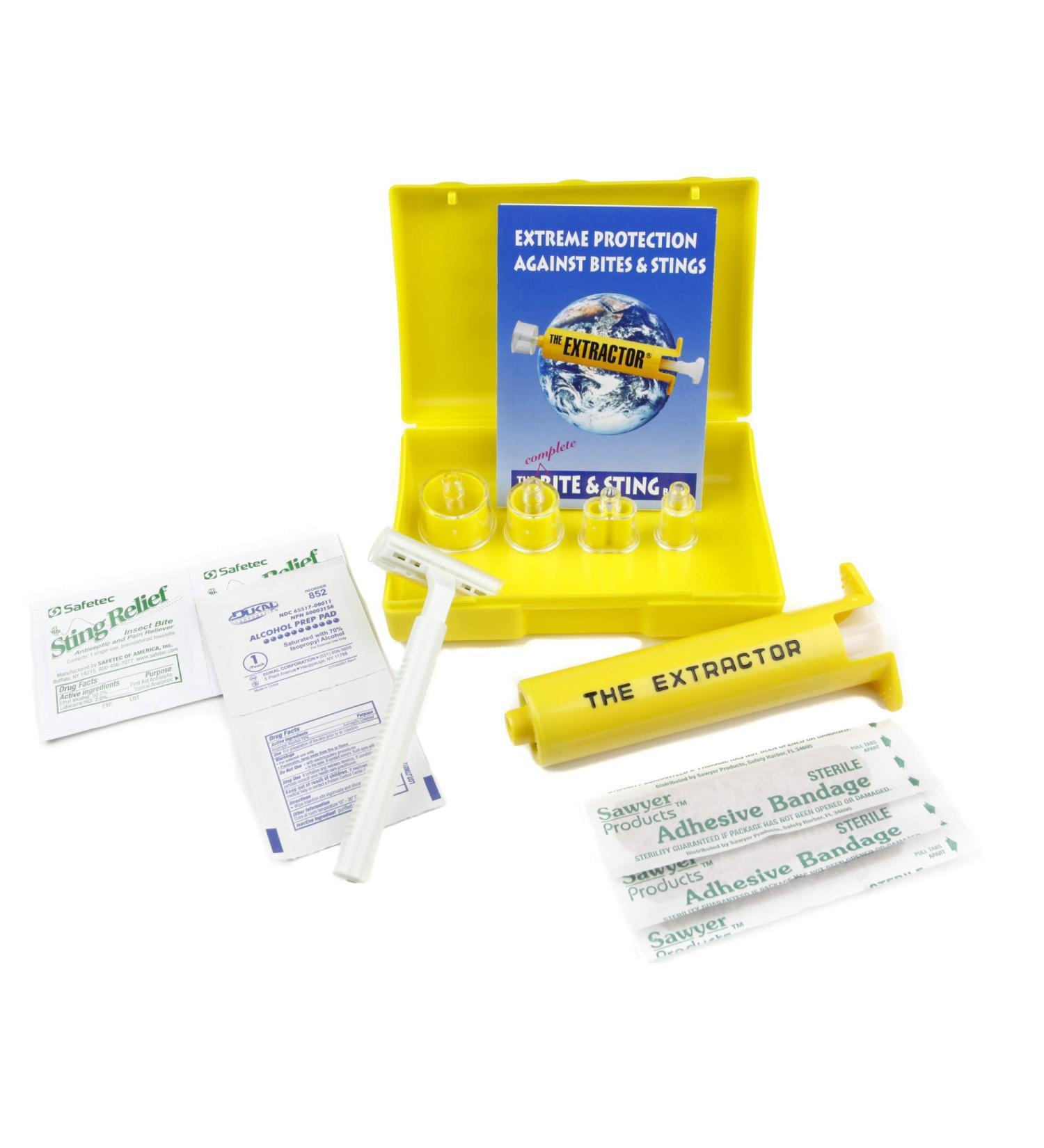 Sawyer Venom Extractor & Suction Pump Kit for Snake Bite, Bee, Wasp, Mosquito Stings - Yellow, One Size - Buy Online on GoSupps.com