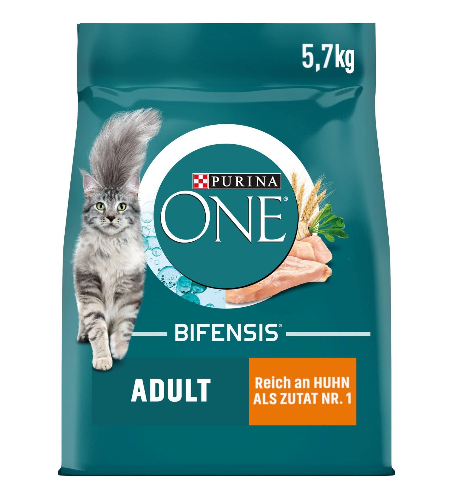 PURINA ONE BIFENSIS Adult Dry Cat Food - Rich in Chicken (5.7kg) | International Shipping Available - Buy Online on GoSupps.com