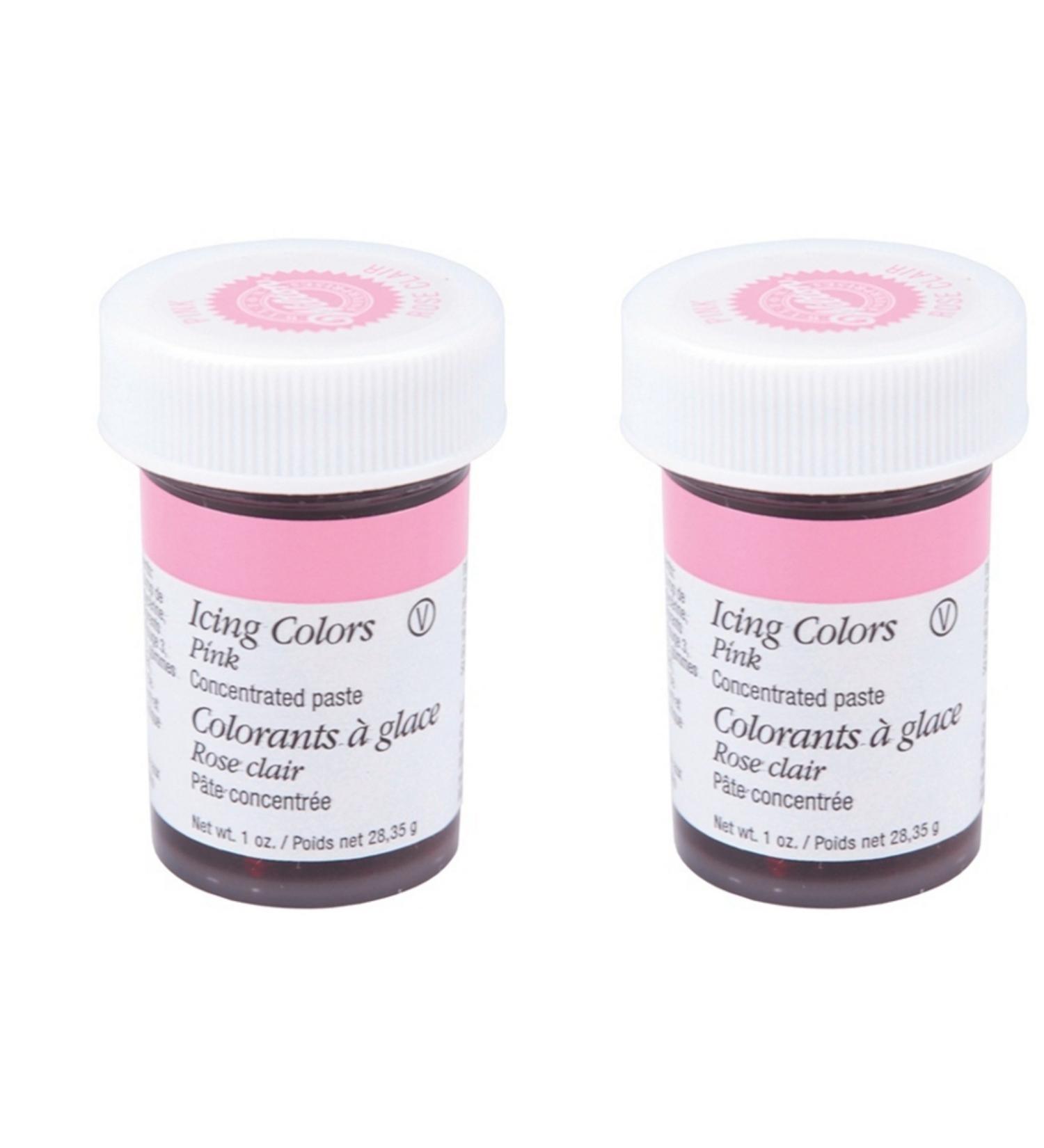 Wilton Icing Color 1 oz set of 2 (Pink) Small