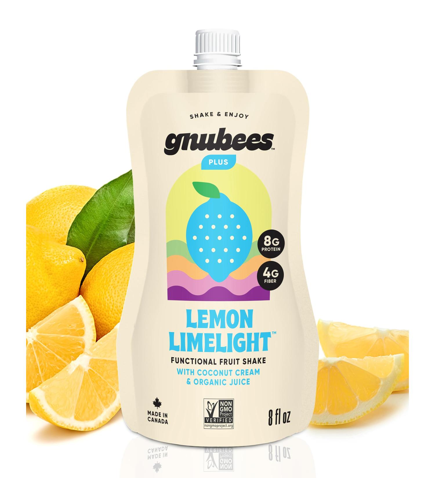 Healthy protein Smoothie Functional Shakes forAdults Nutritional smoothies healthy on the go drink Pack of 12 Pouches (Lemon Limelight) - Buy Online on GoSupps.com