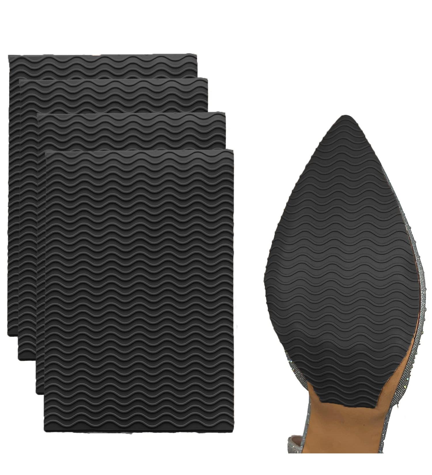 Non-Slip Shoe Sole Protectors for High-Heels - Black, 4pcs - Buy Online on GoSupps.com