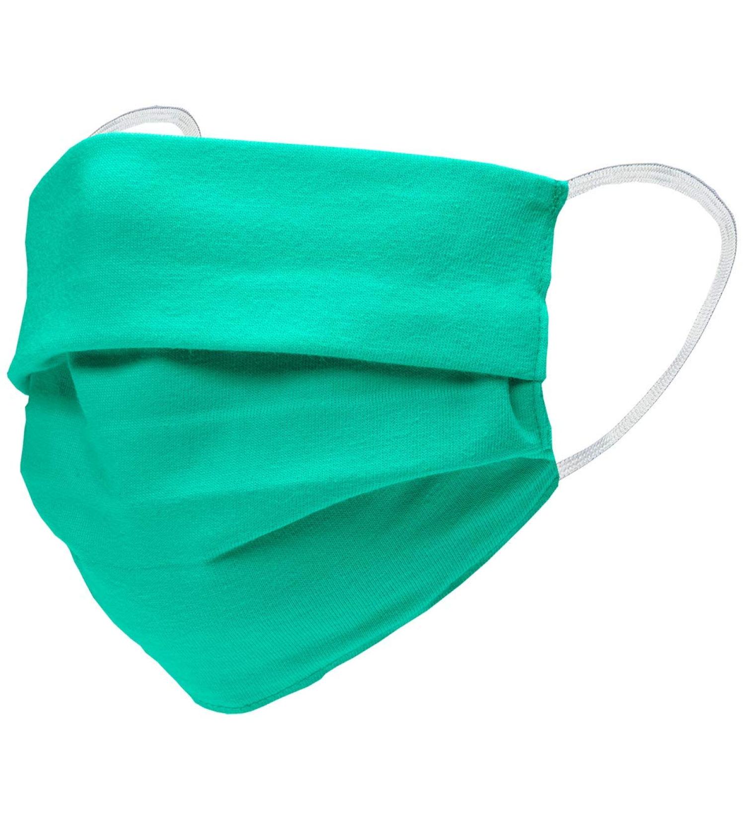 Pack of 3 face masks reusable washable community masks for supermarket school and work mint