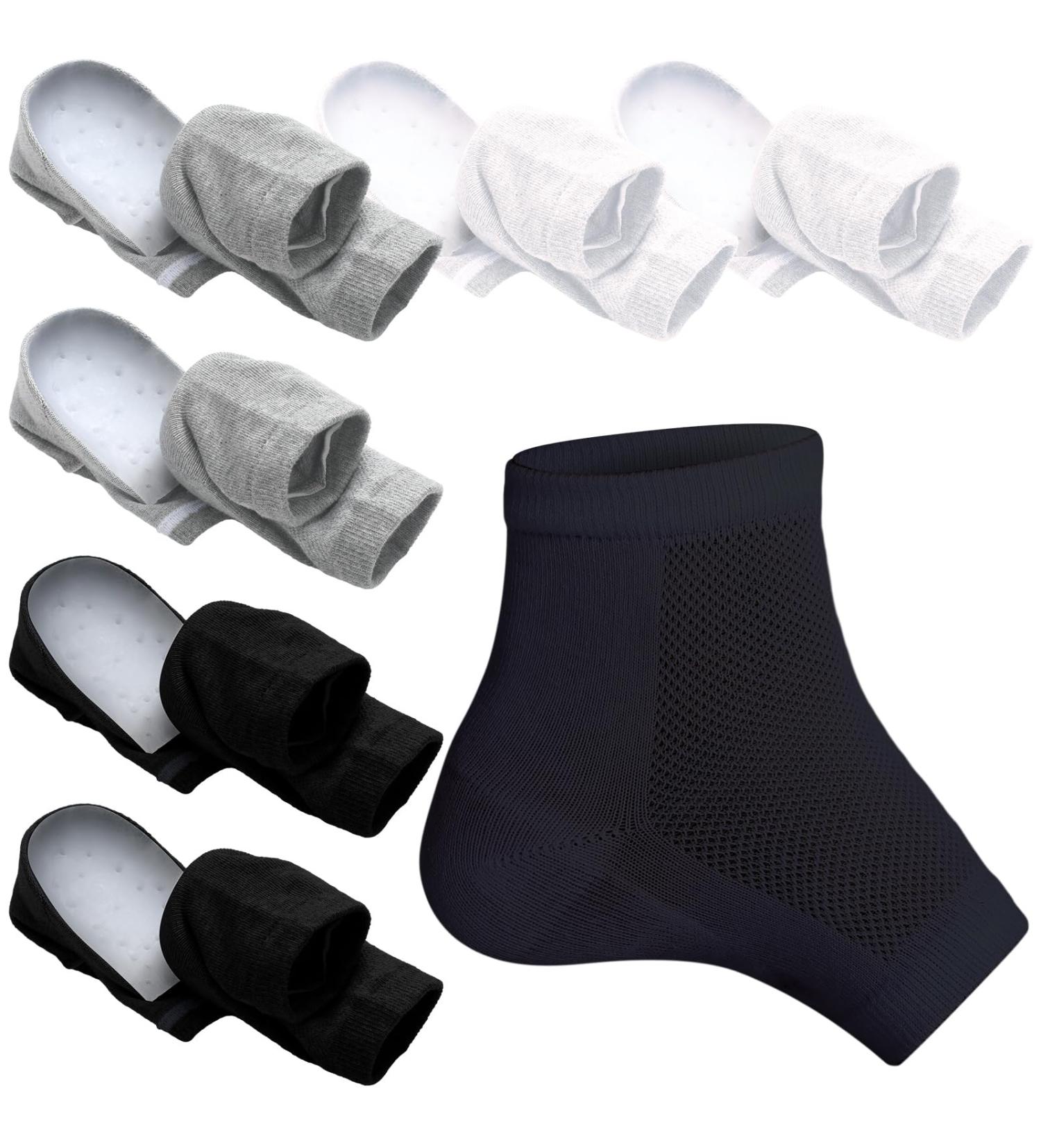 3 Pairs Height Max Invisible Shoe Heel Pads - Reusable Height Increase Socks for Men & Women - 3.5 cm Raised Insole - Buy Online on GoSupps.com