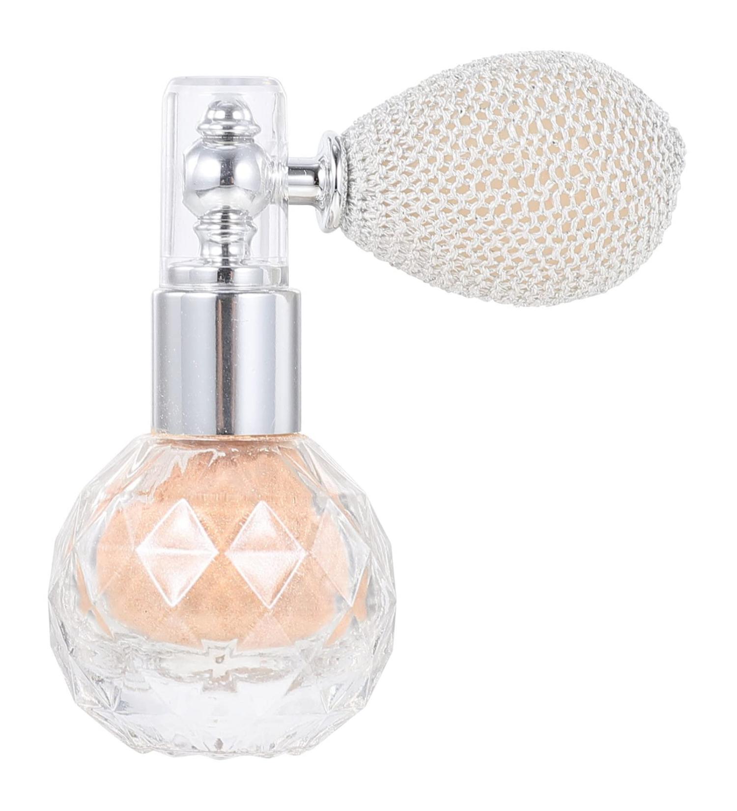 FRCOLOR 1pc Body Air Bag Powder Mist Spray Bottle for Hair Powder Face Sprayer Powder Bottle Bride The Face Golden 7x5.5cm - Buy Online on GoSupps.com
