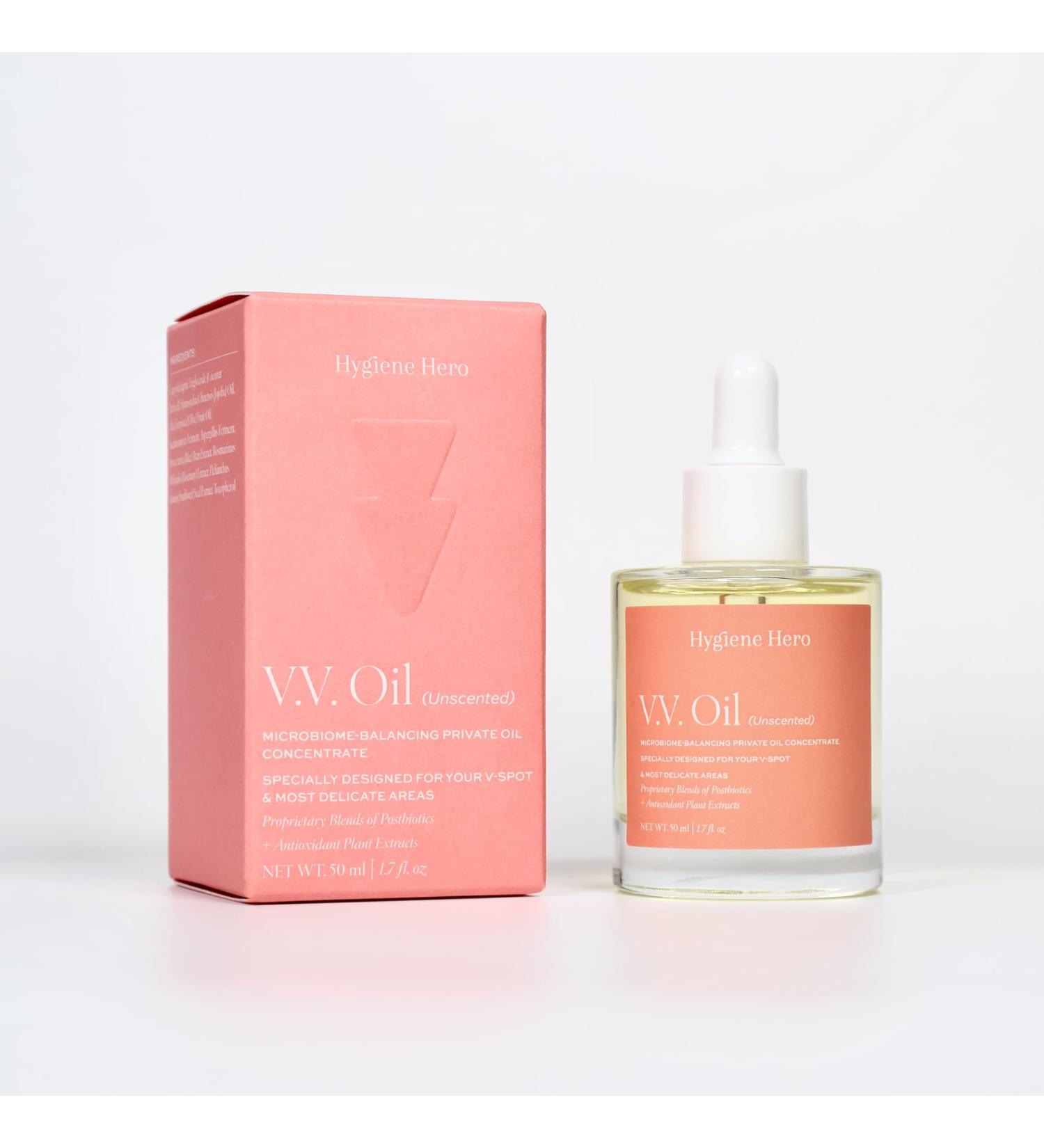 VV OIL - Handcrafted Microbiome-Balancing Yoni Oil for Intimate Areas | Prevent Ingrown Hairs & Hydrate Vulva - Vegan & GMO-Free - Unscented - Buy Online on GoSupps.com