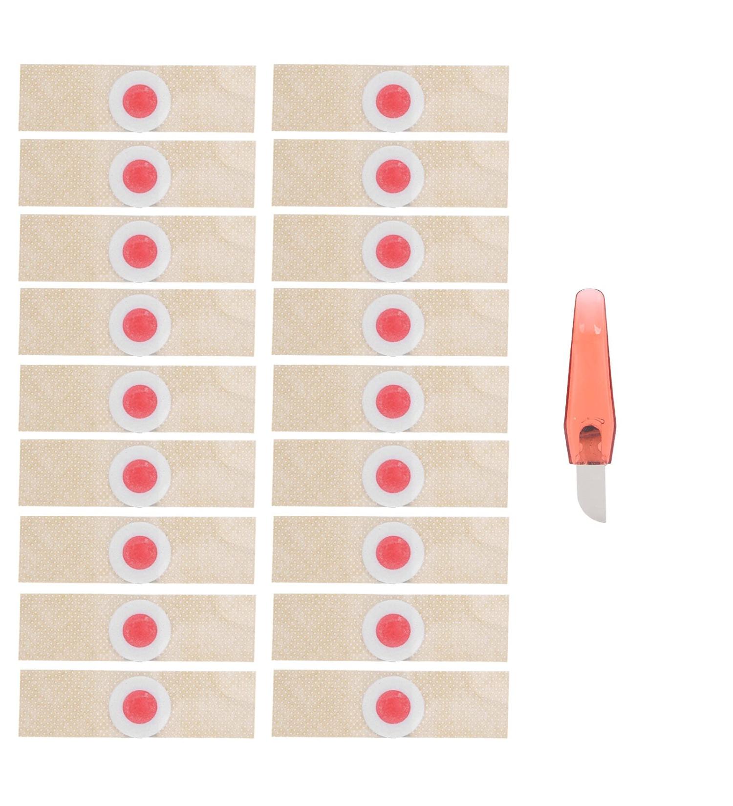 Foot Eye Remover Pads - 18 Pack Toe Corn & Callus Remover Stickers + Knife Set for Smooth Feet - Buy Online on GoSupps.com