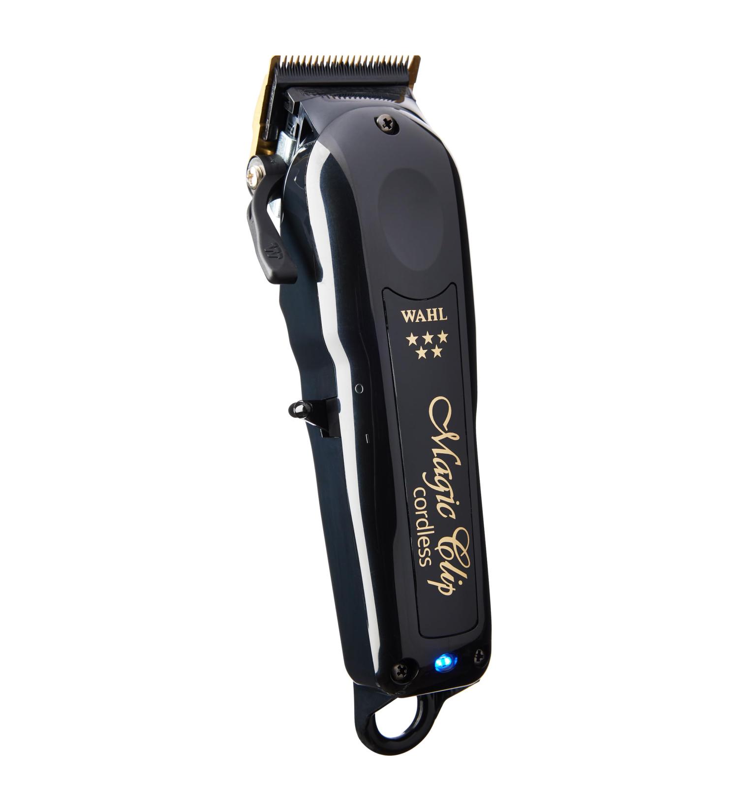 5 Star Black Cord/Cordless Magic Clip - Professional Clipper with Adjustable Taper & 8 Cutting Guides | International Shipping Available - Buy Online on GoSupps.com
