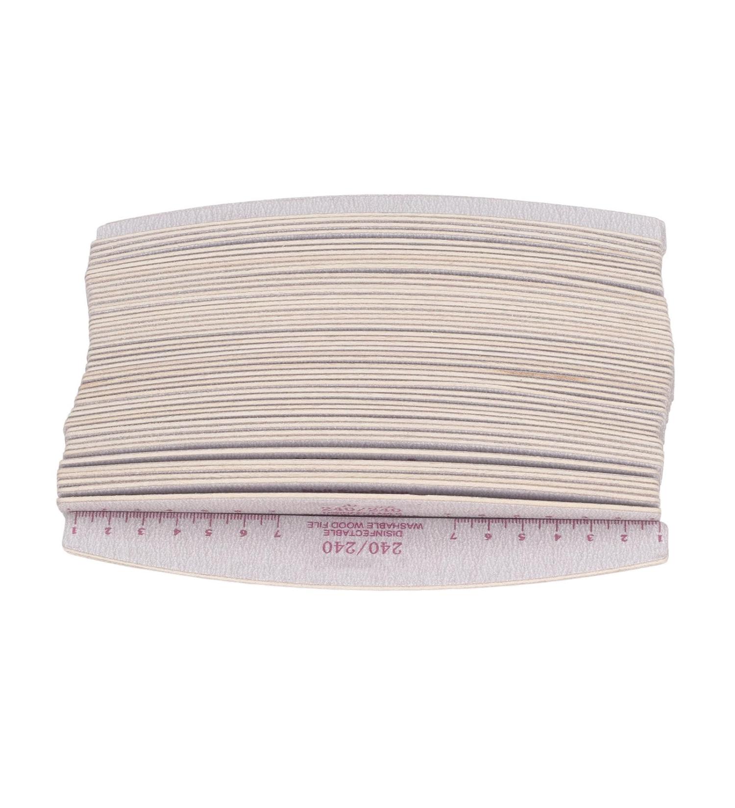 Portable 240/240 Grit Nail Files with Double Sided Emery Board Suitable for Finishing Nails Toenails Acrylic Nails and Fake Nails - Buy Online on GoSupps.com