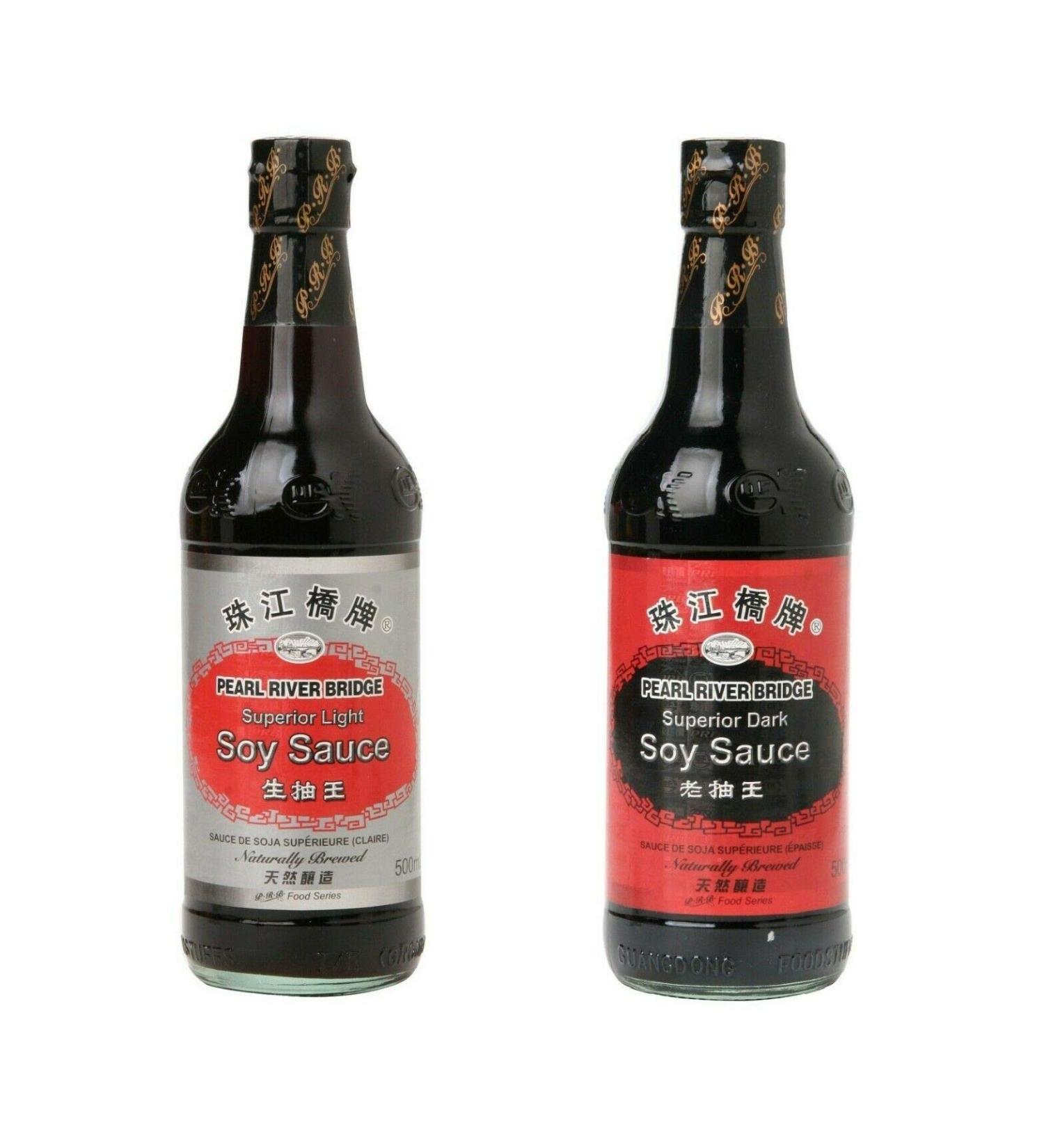 Pamai Pai Double Pack - 2x500ml Light & Dark Soy Sauce Set | Premium Quality International Shipping - Buy Online on GoSupps.com
