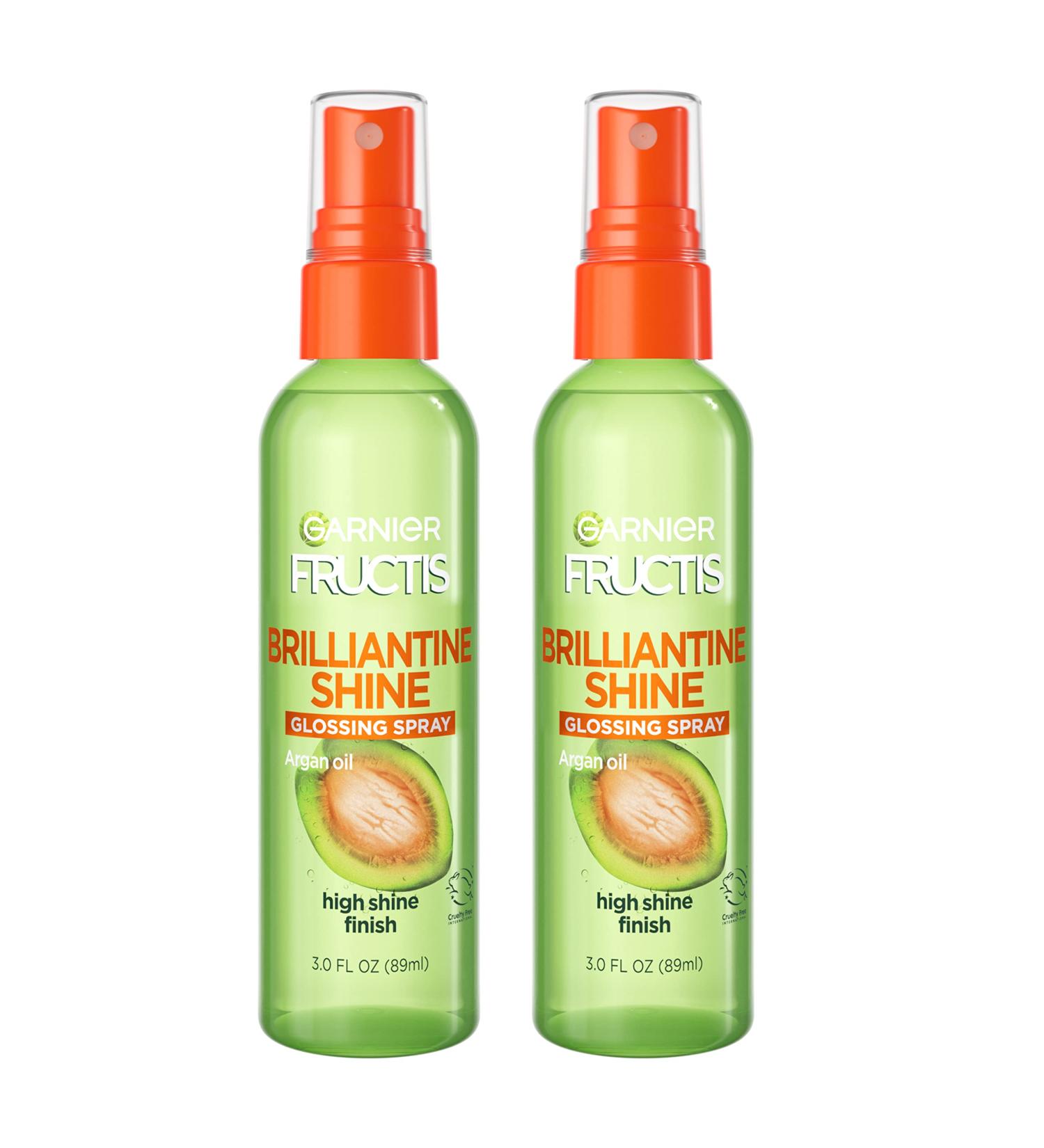 Garnier Fructis Style Brilliantine Shine Glossing Spray All Hair Types 3 oz. (Packaging May Vary) 2 Count Unscented 3 Fl Oz (Pack of 2) - Buy Online on GoSupps.com