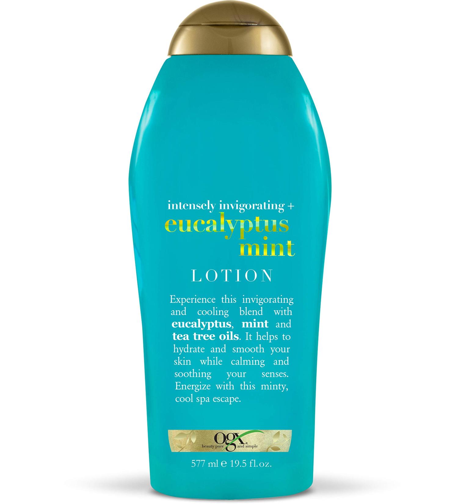 OGX Eucalyptus Mint Body Lotion 19.5 Fl Oz - Intensely Invigorating Formula - Buy Online on GoSupps.com