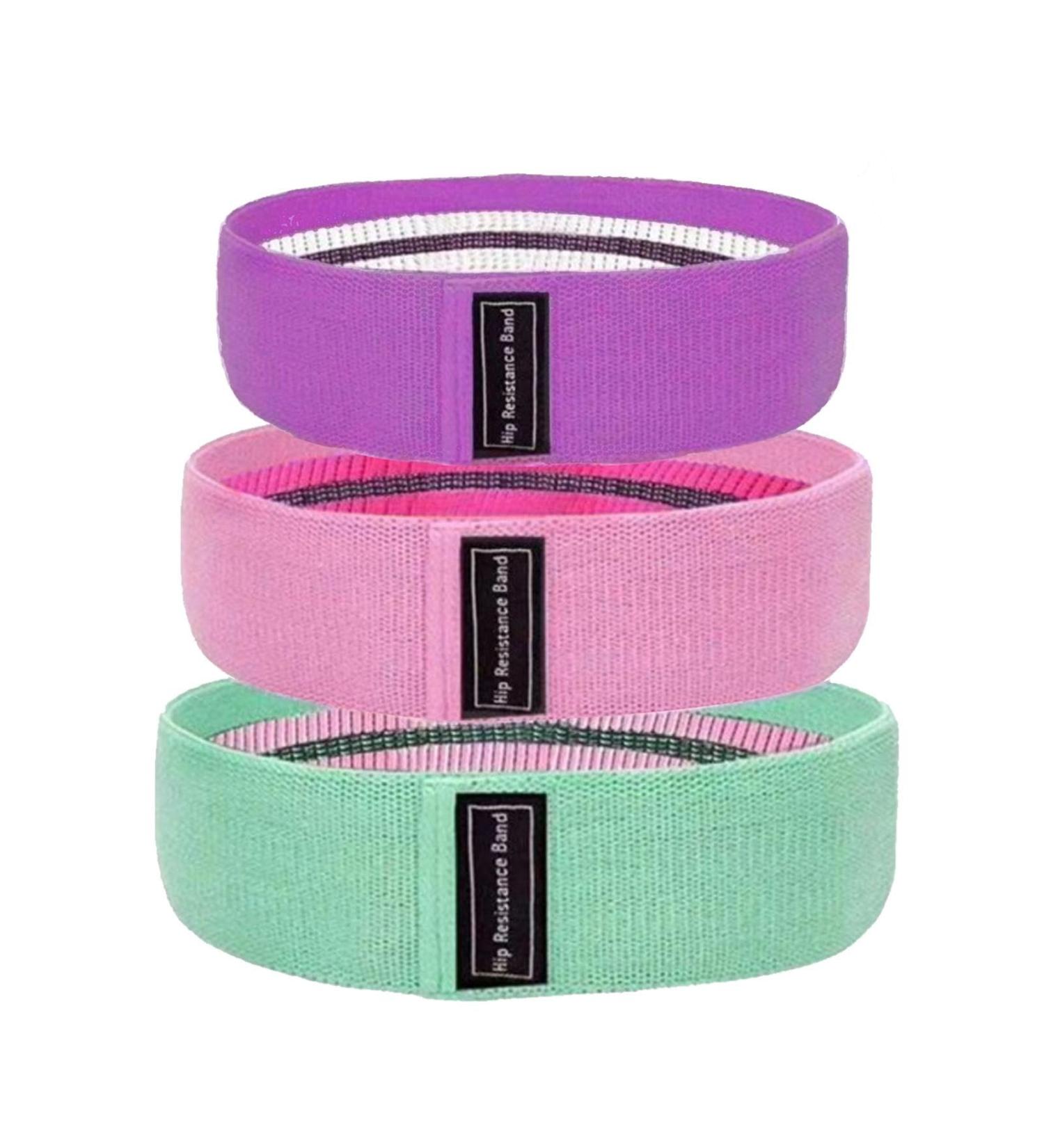 Resistance Bands - 3 Resistance Exercise Bands | Exercise Loop Bands Workout Bands Non-Slip Buttocks Elastic Bands Stretchy Bands for Exercise Resistance Bands Set for Women and Men - Buy Online on GoSupps.com