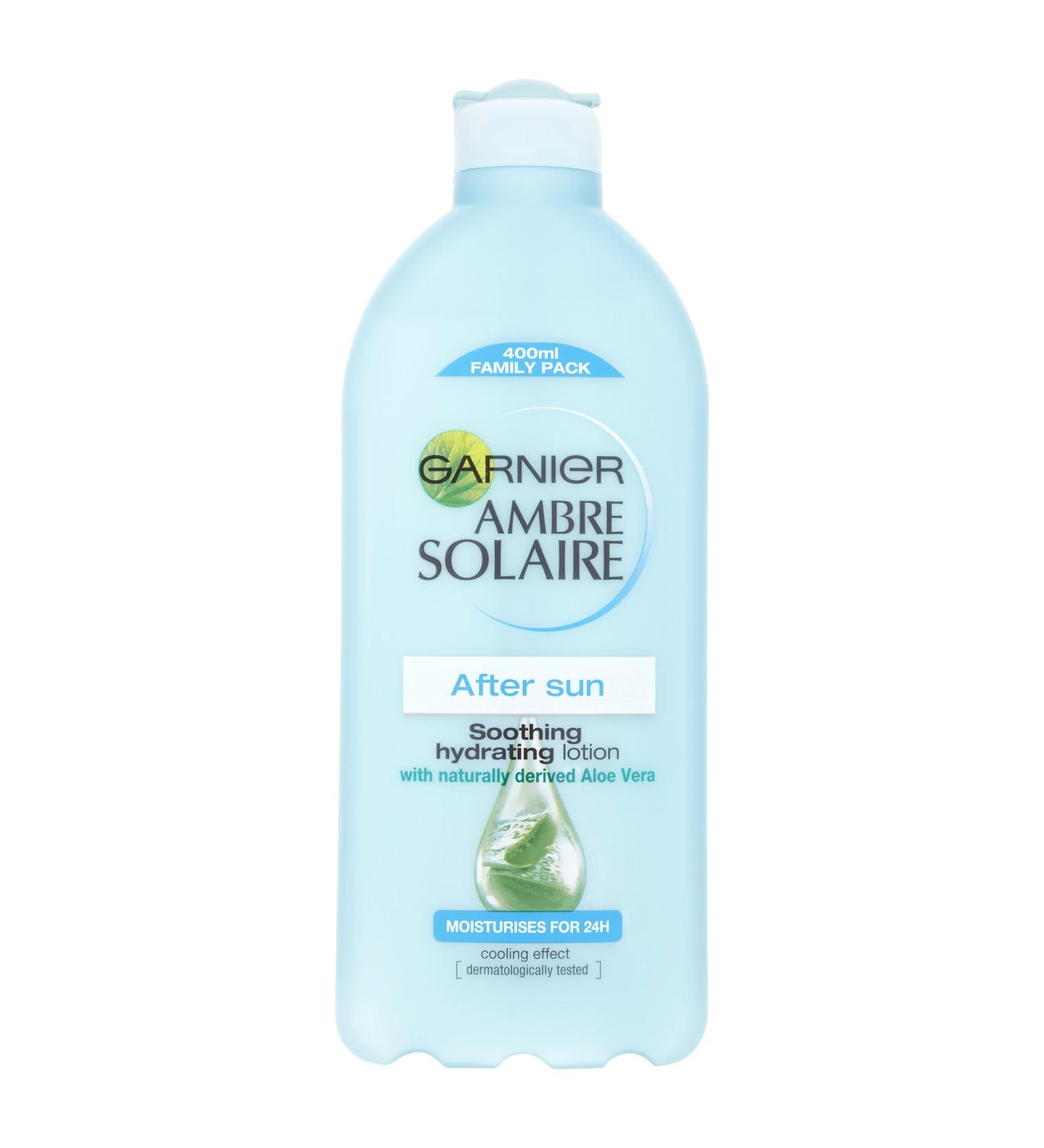 Garnier Ambre Solaire After Sun Lotion 400ml - Soothing Hydration for Sun-Kissed Skin | International Shipping Available - Buy Online on GoSupps.com
