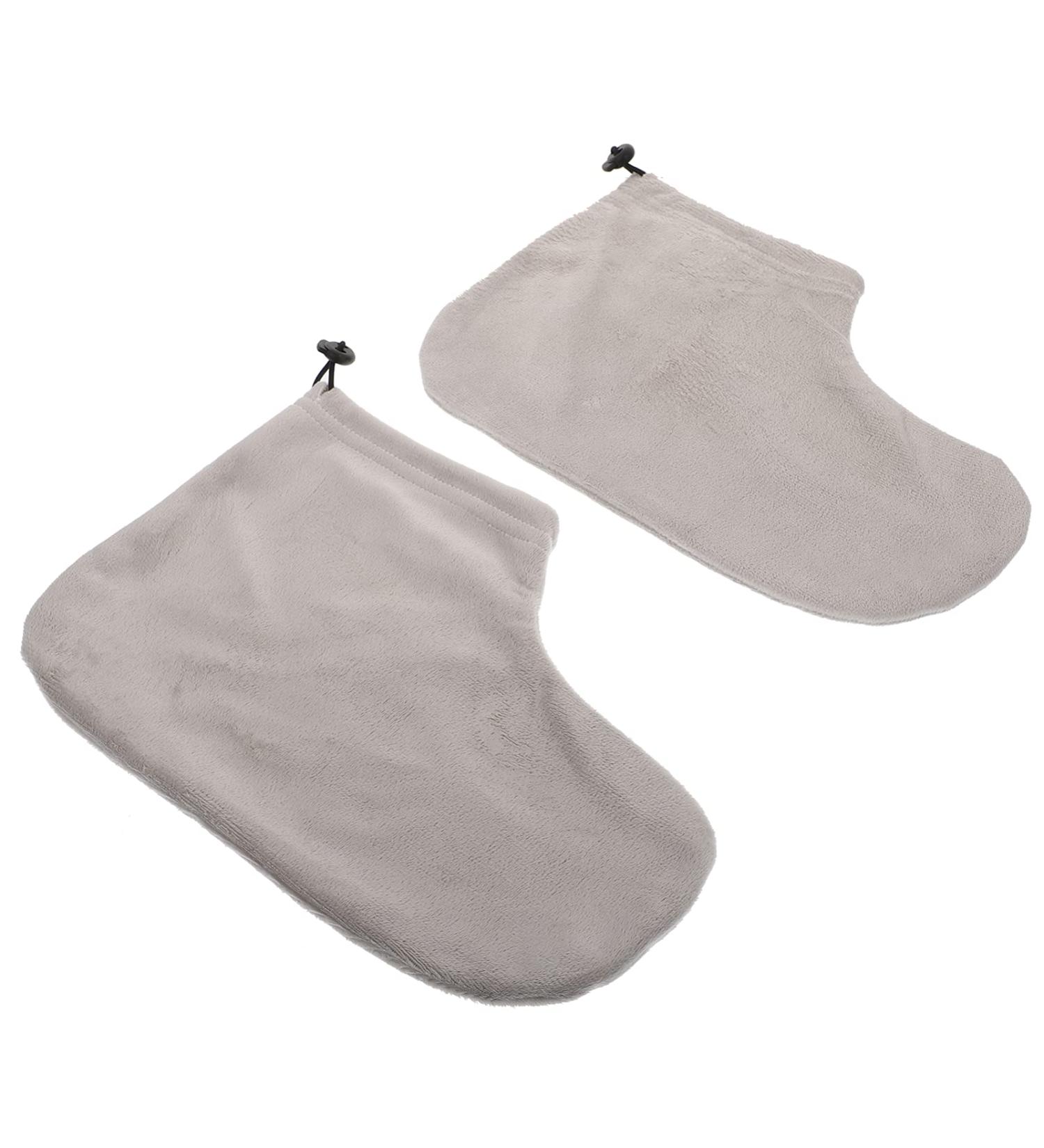OUNONA Couvre-pieds Paraffine Taille Unique Maintien lastique Chauffant Beaut Pieds Soin Hydratant Maison Usage Professionnel Gris - Buy Online on GoSupps.com