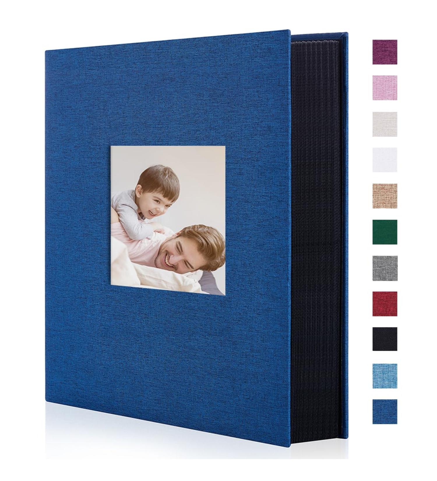 Miaikoe Photo Album 6x4 300 Pockets Slip in Large Capacity Album for Family Wedding Anniversary Linen Album Book Holds 300 Horizontal 10x15cm Photos(300 Pockets Blue) 300 Pockets Blue - Buy Online on GoSupps.com