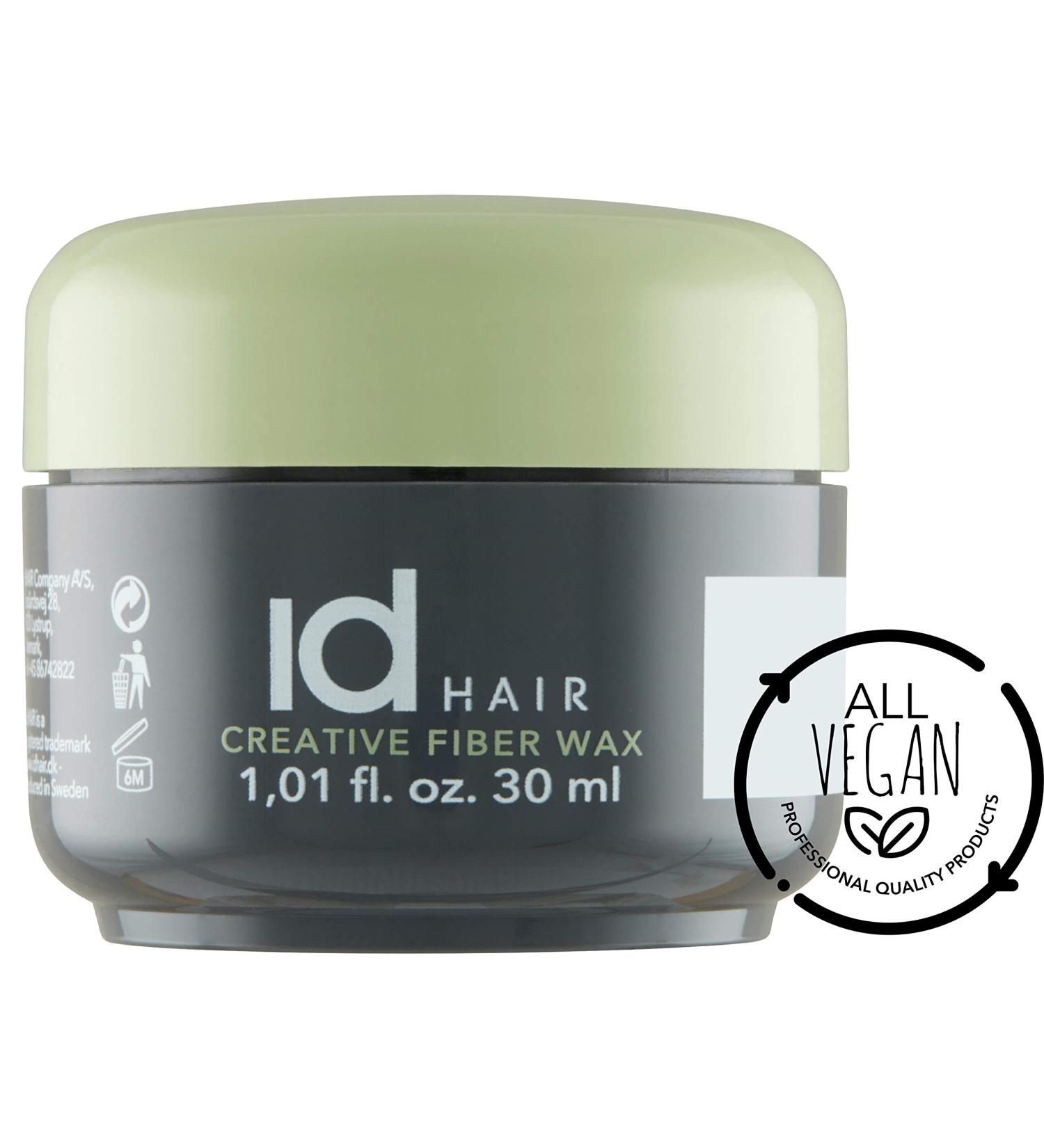 ID Hair Creative Fiber Wax - Strong & Flexible Hold Matte Finish - 30 ml for Short to Medium Hair - International Shipping Available - Buy Online on GoSupps.com