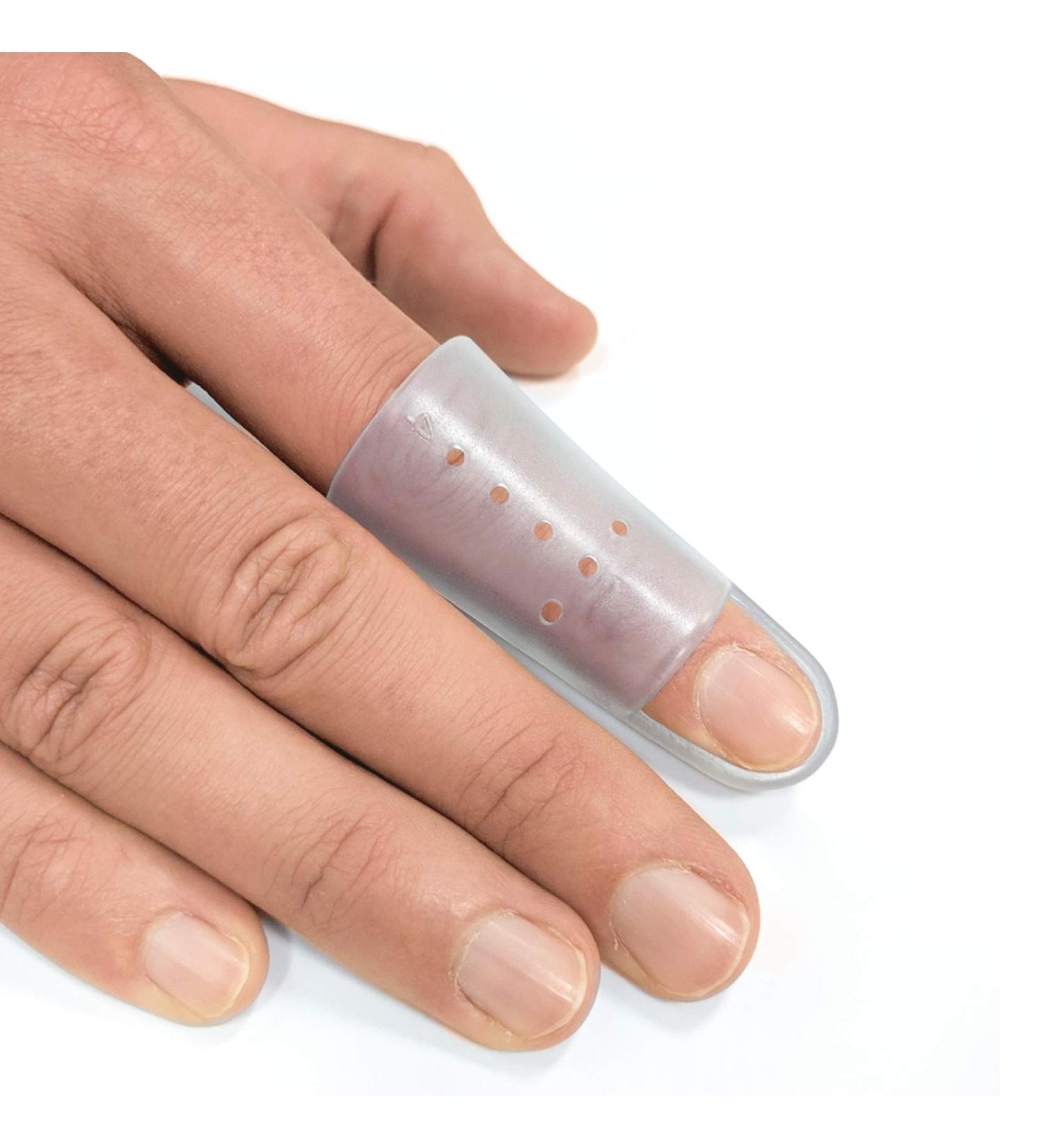 Orthopaedic Medically Approved Mallet Finger Splint - Size 5 - DIP Joint Distal Plastic Splint (Pack of 1) - Buy Online on GoSupps.com