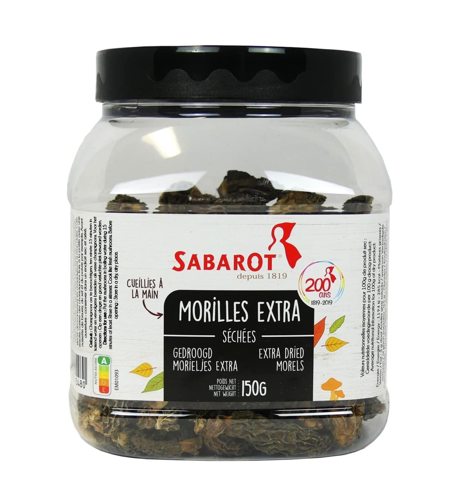 Sabarot - Extra dried morels 150g - Buy Online on GoSupps.com