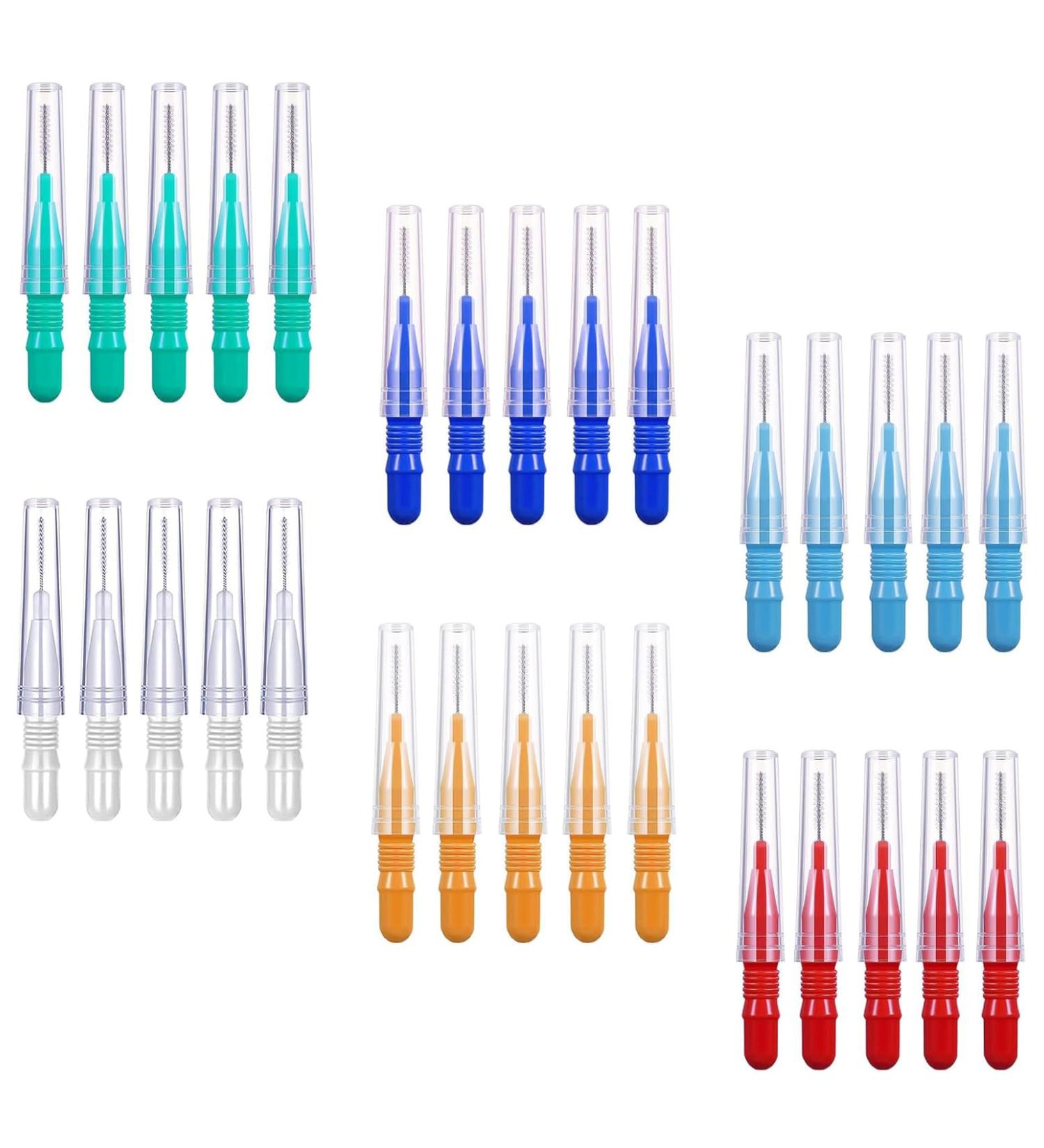 Ilantule 30-Piece Interdental Brush Set - Effective & Easy Cleaning for Interdental Spaces - Multiple Sizes for Optimal Oral Care - Buy Online on GoSupps.com