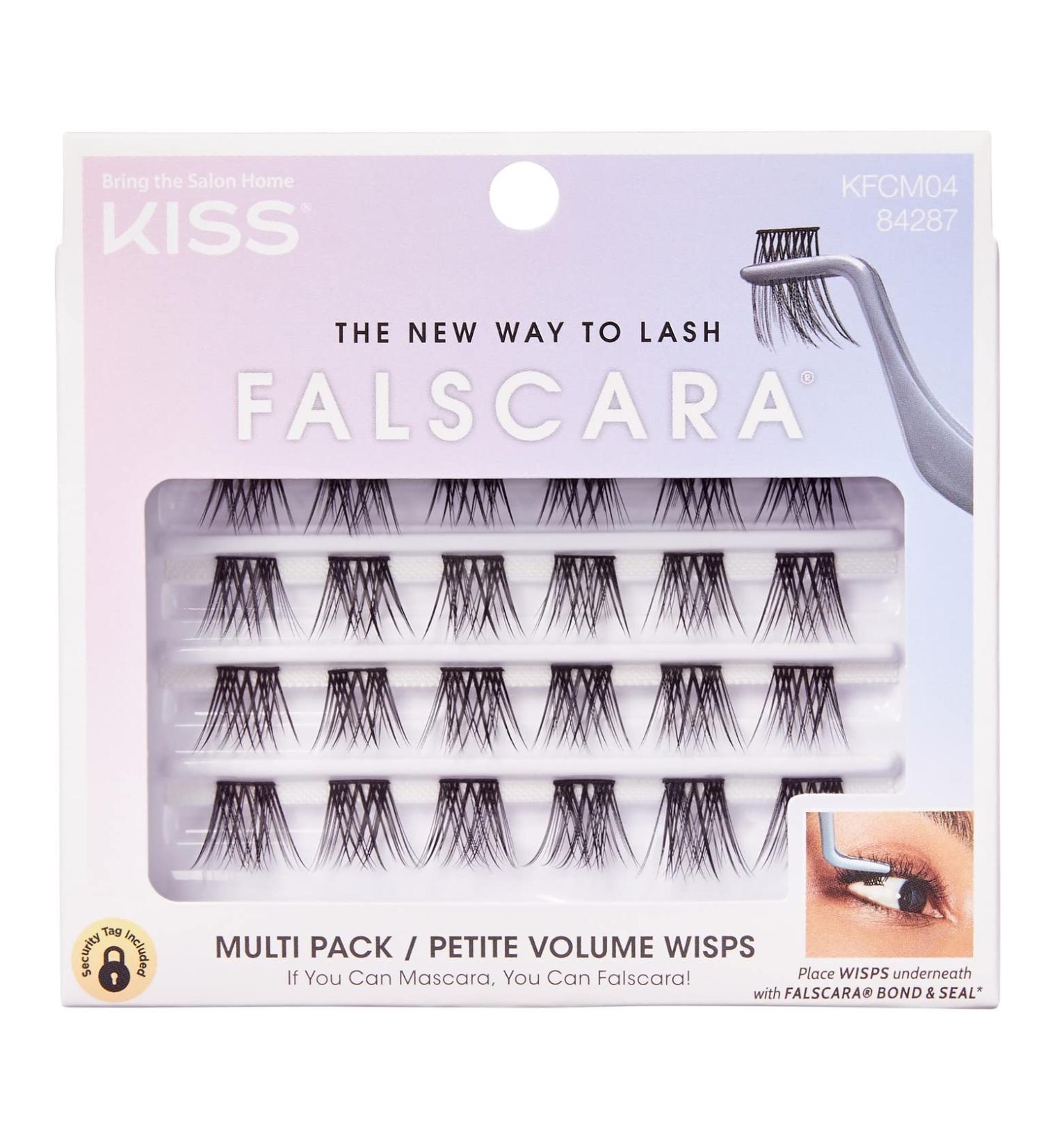 Kiss Falscara Petite Volume Wisps Multi-Pack - Instant Volume and Length for Stunning Lashes - Buy Online on GoSupps.com
