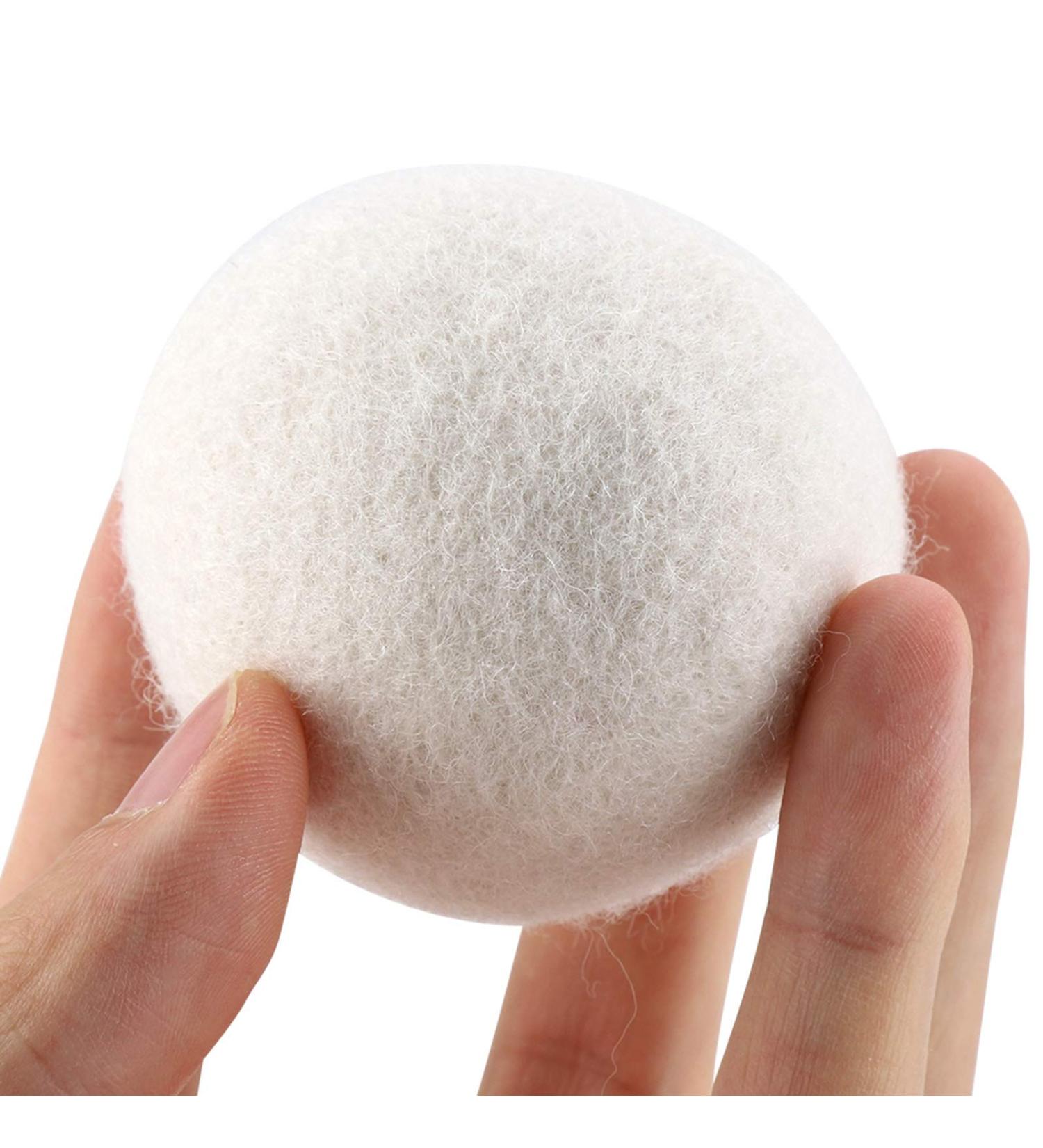 Reusable Wool Dryer Balls - 6 Pack | Eco-Friendly Alternative to Dryer Sheets | Reduces Wrinkles & Saves Drying Time - Buy Online on GoSupps.com