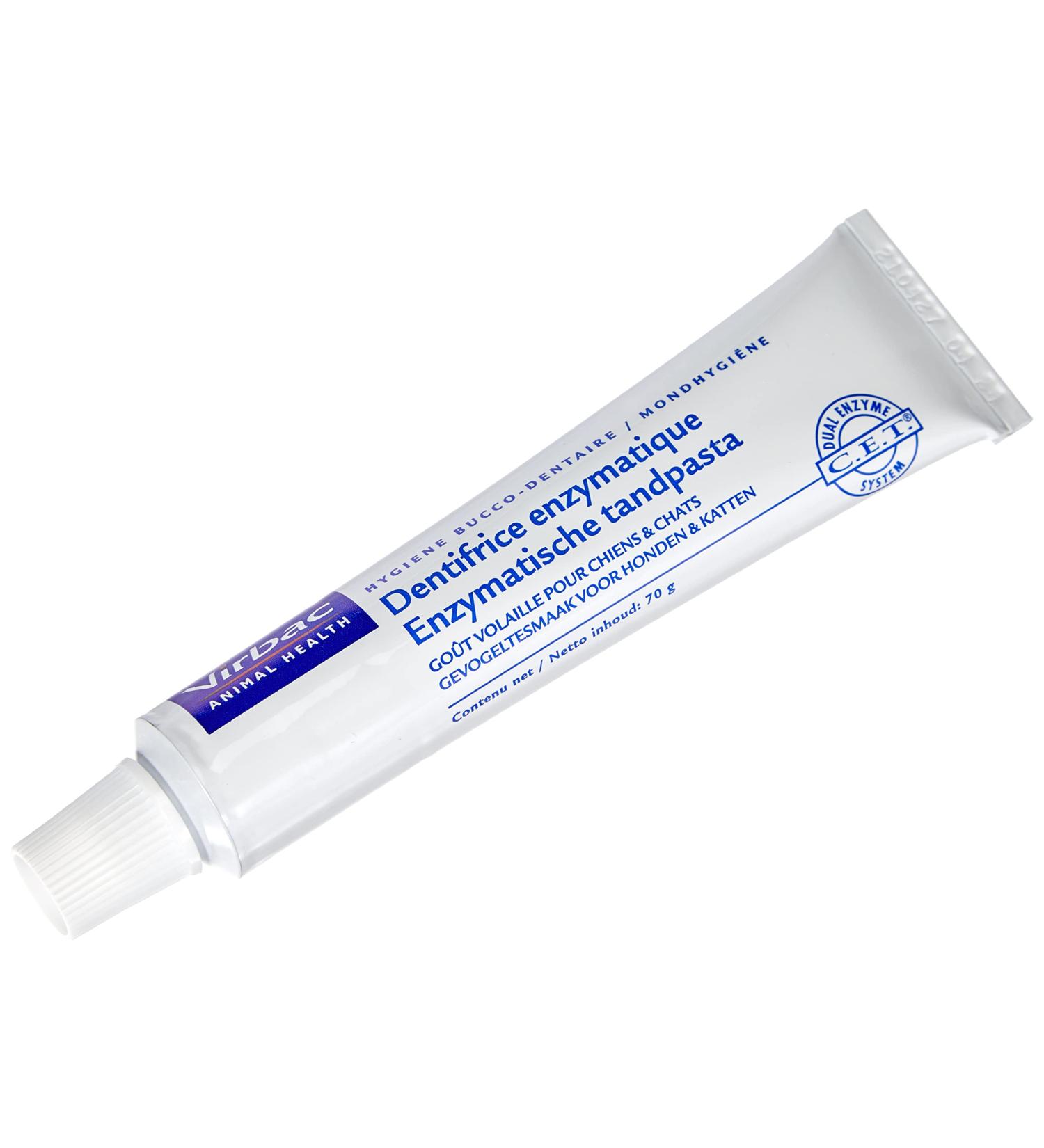 Virbac Enzymatic Chicken Toothpaste for Dogs/Cats 70 G - Buy Online on GoSupps.com