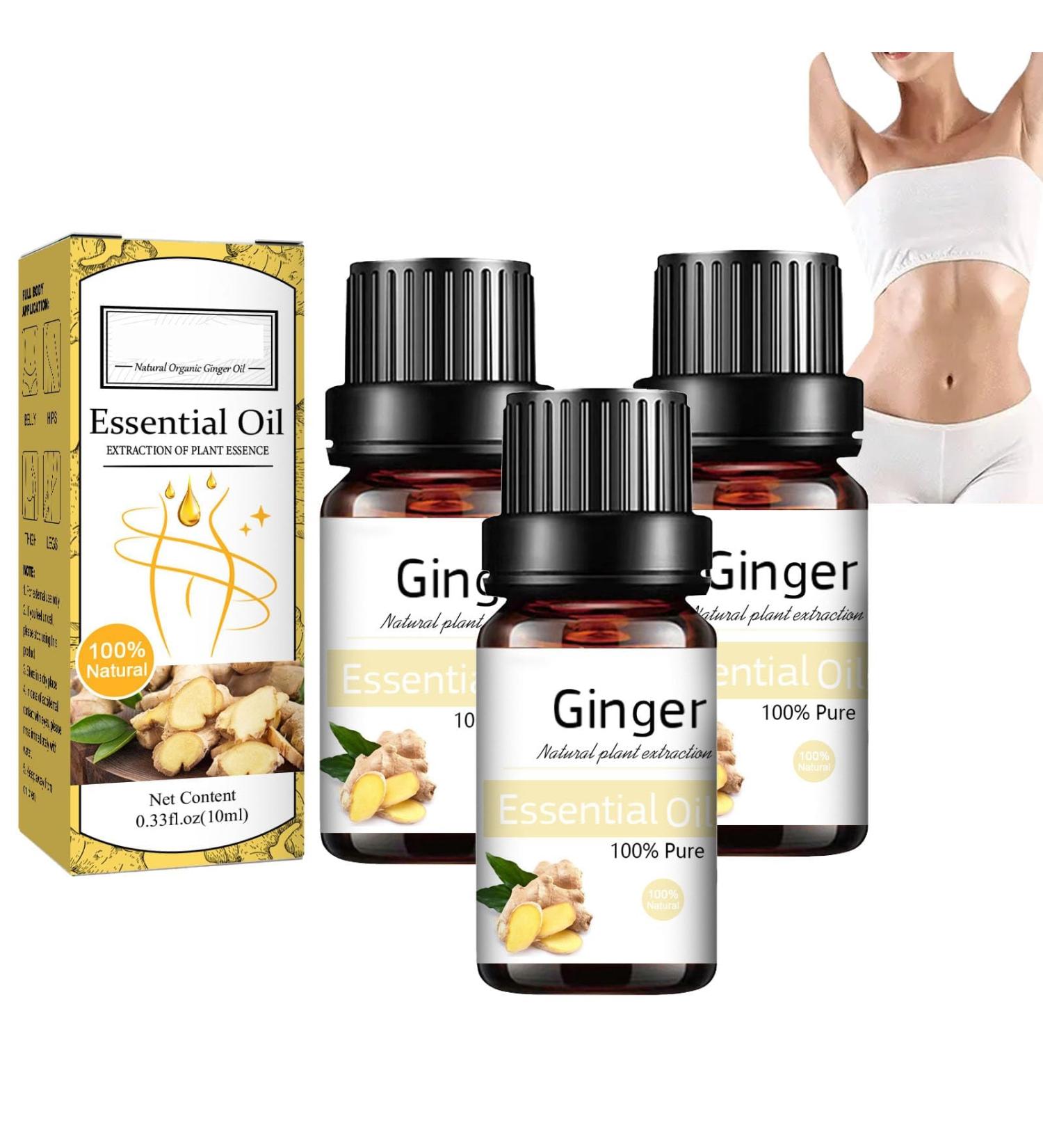 Buy GFOUK Turmeric Detox Oil for Abdominal & Lymphatic Drainage | Slimming Ginger Massage Oil - International Shipping Available - Buy Online on GoSupps.com