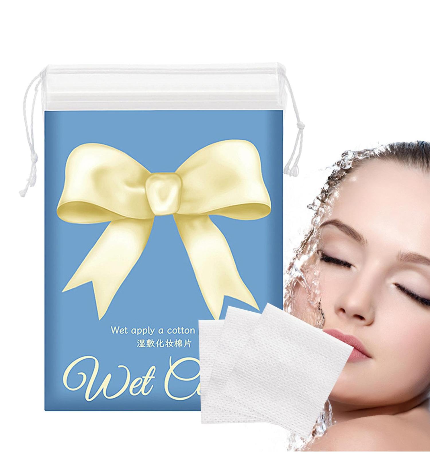 Makeup Remover Cotton Pads | Elastic Cotton Pads for Face - Face Cotton Pads for Cleansing Moisturizing Lint- Breathable Pads for Eye Face Nails Pochy - Buy Online on GoSupps.com