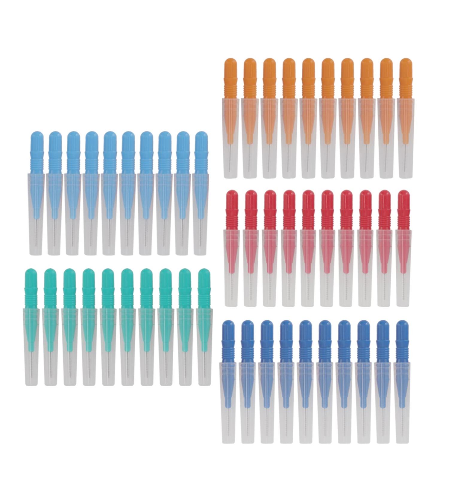 50-Piece Interdental Brush Set - Toothpick & Floss Cleaner Tools for Dental Hygiene | Health Brushes for Your Oral Care Needs - Buy Online on GoSupps.com