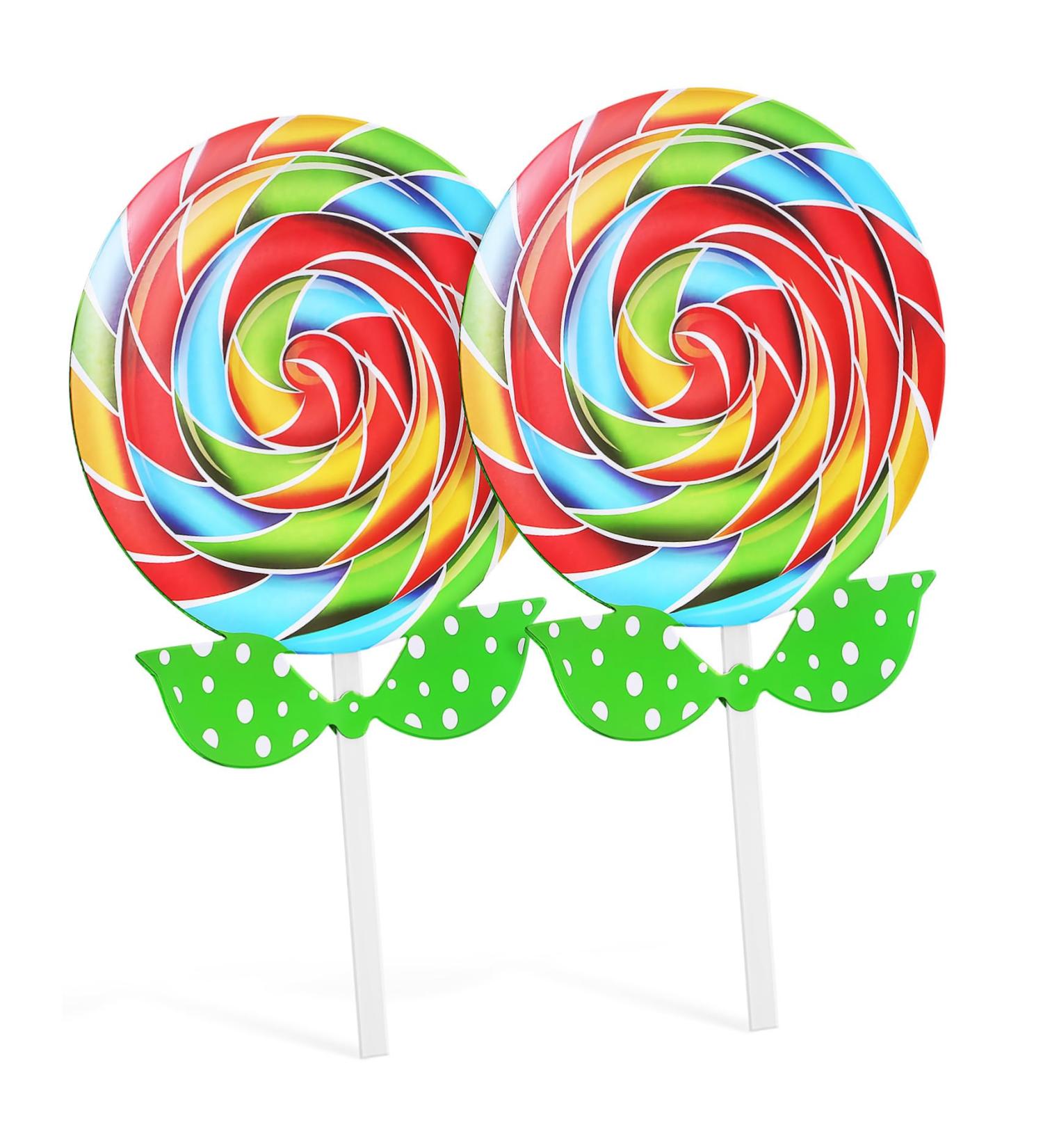 ABOOFAN 2pcs Hand Holding Prop Lollipop Wedding Decorations Ornament Christmas Decorations Candy Decorative Photo Props Large Swirl Lollipops Decorative Lollipop Prop Lollipop Decorations - Buy Online on GoSupps.com