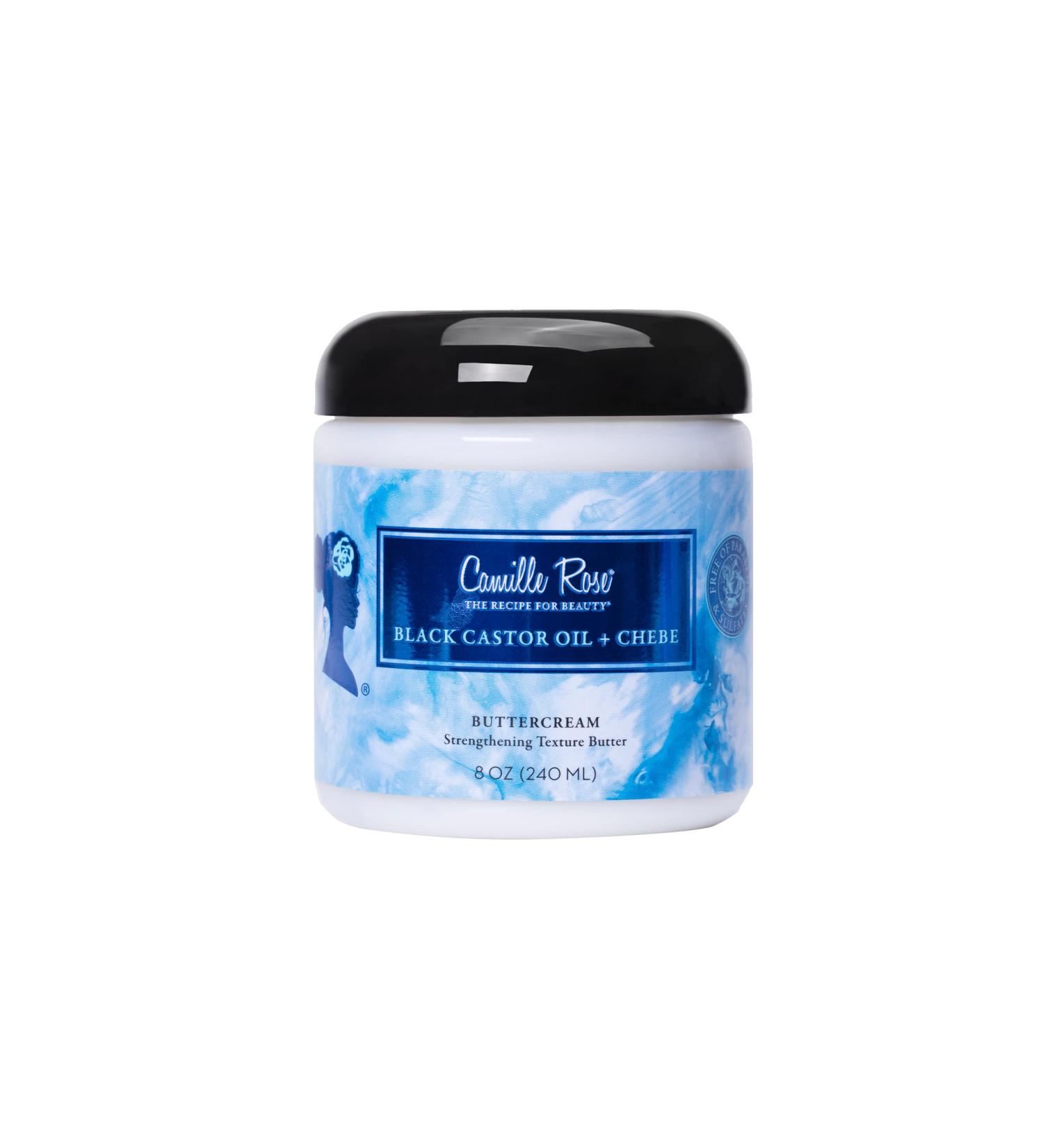 Camille Rose Black Castor Oil & Chebe Buttercream | Strengthening Texture Butter - 8 oz - Buy Online on GoSupps.com