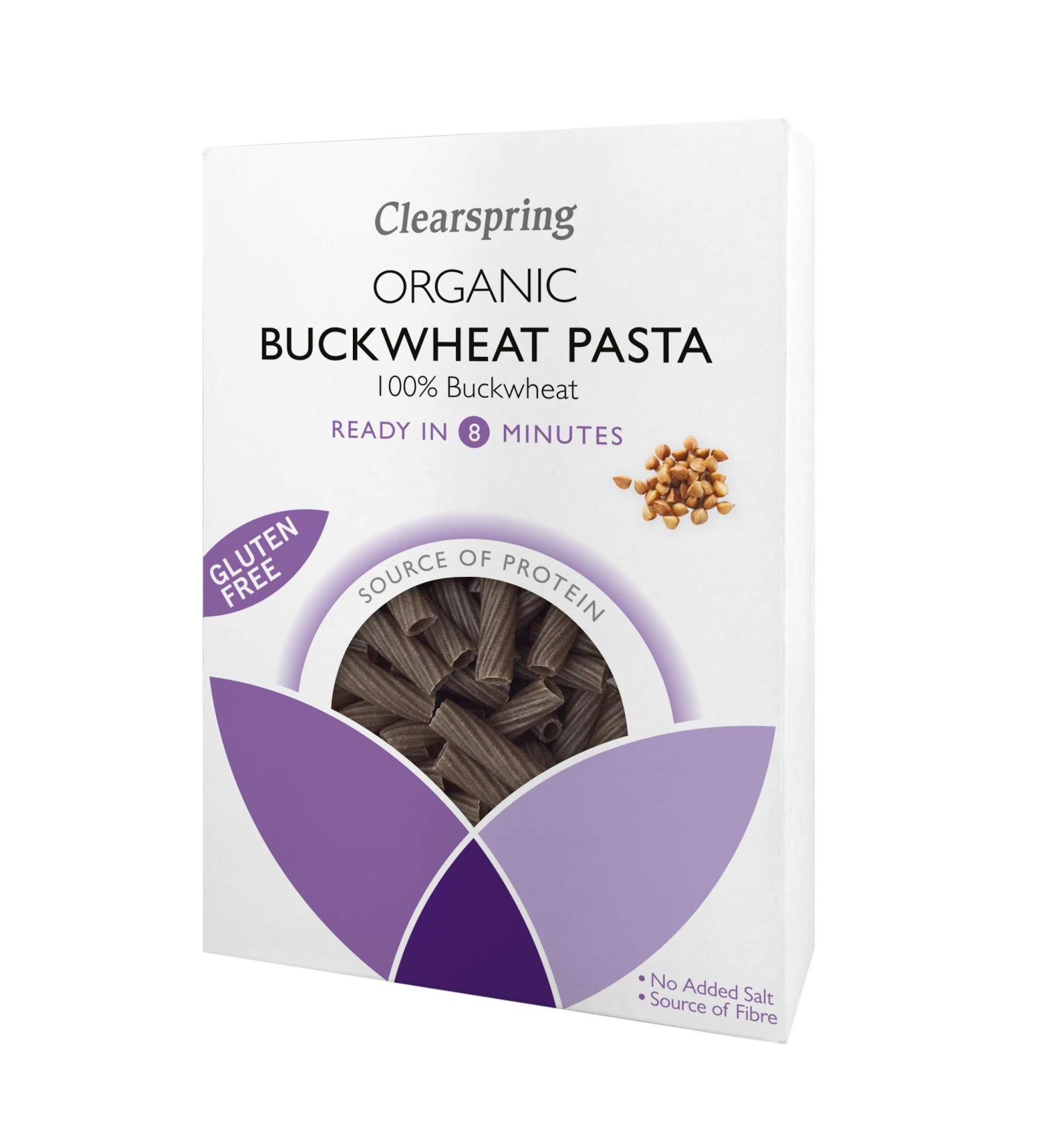Clearspring Organic Gluten Free Pasta (Buckwheat Pasta - Tortiglioni)