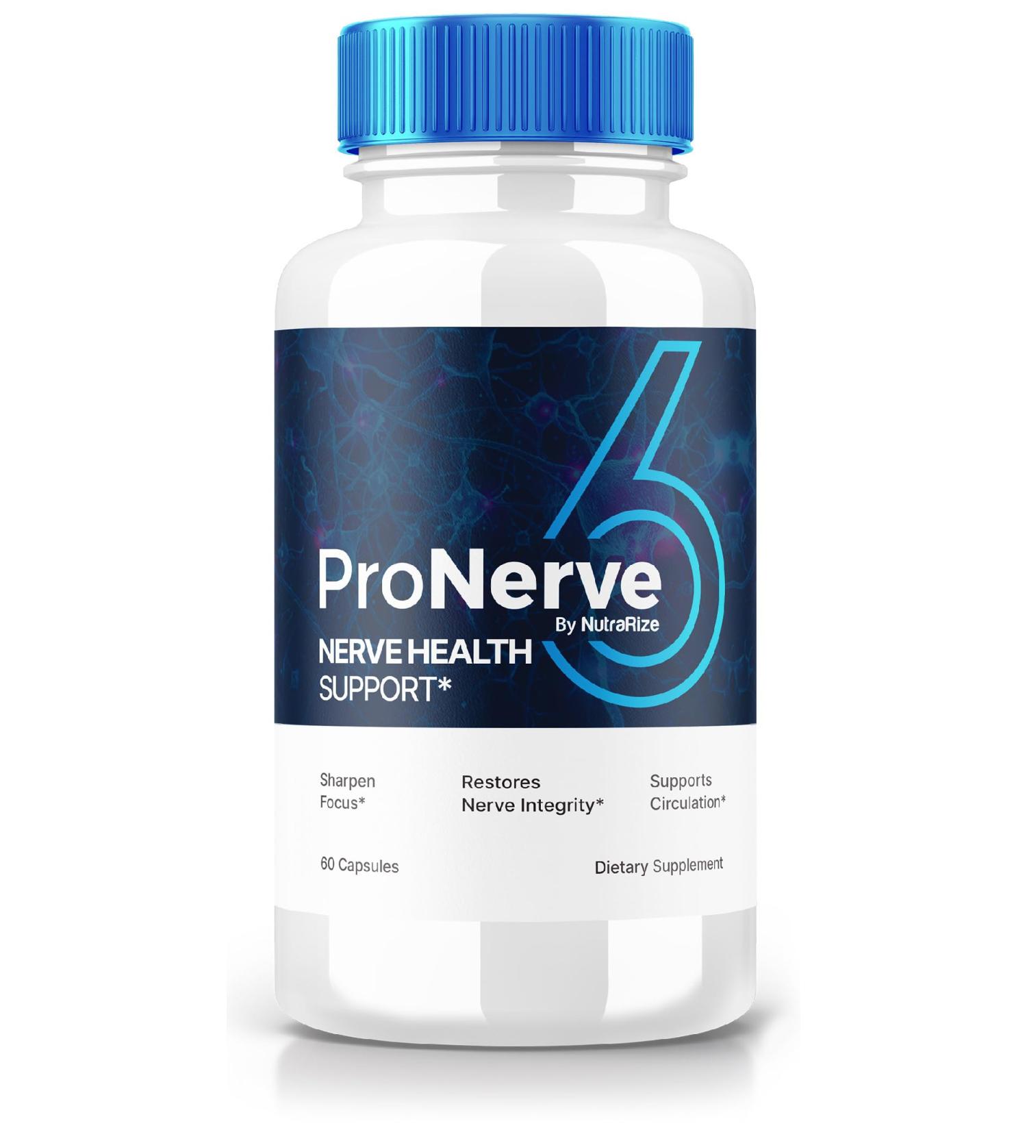 ProNerve6 for Neuropathy | Advanced Nerve Support Supplement | 60 Capsules for Nerve Health & Vitality - Reviews - Buy Online on GoSupps.com