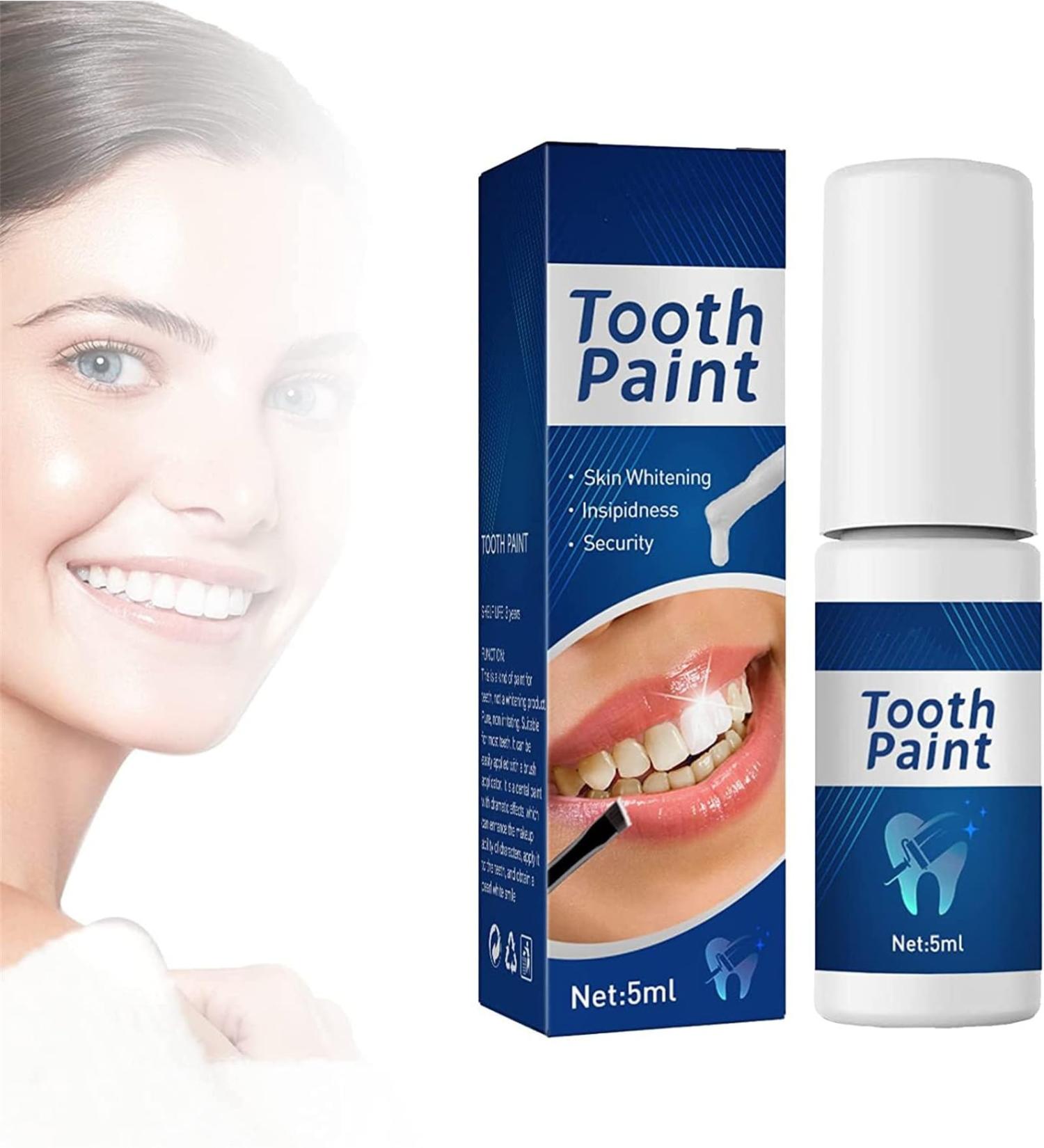 EXQST Teeth Whitening Paint Instant Teeth Whitening Paint Teeth Stain Remover for Whitening Teeth Teeth Whitening Essence Teeth Whitening Kit - Buy Online on GoSupps.com