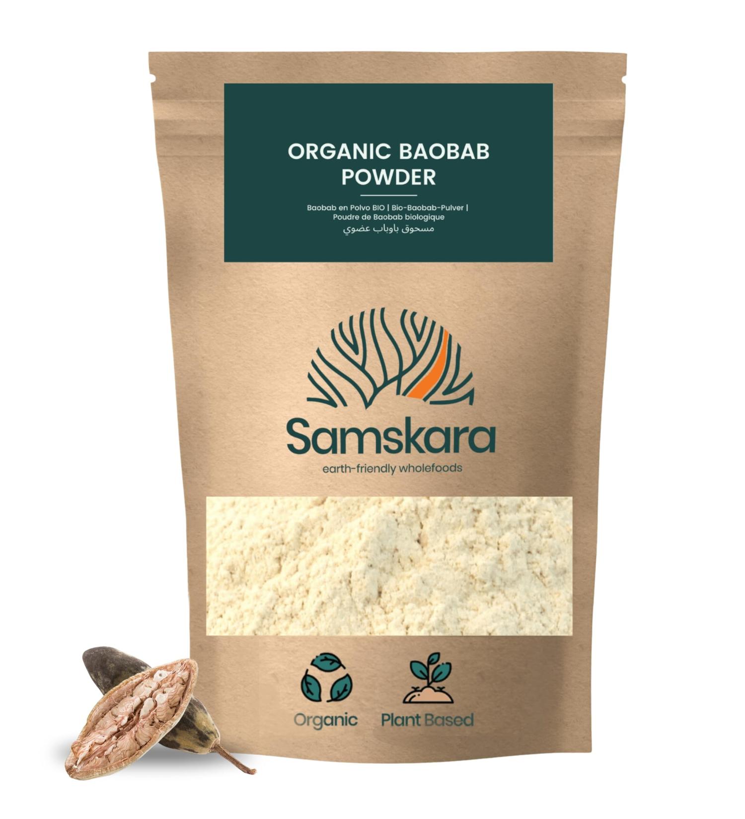 Poudre de Baobab | Biologique | BIO| Superaliment | Samskara (1) 1.0 Kilogrammes - Buy Online on GoSupps.com