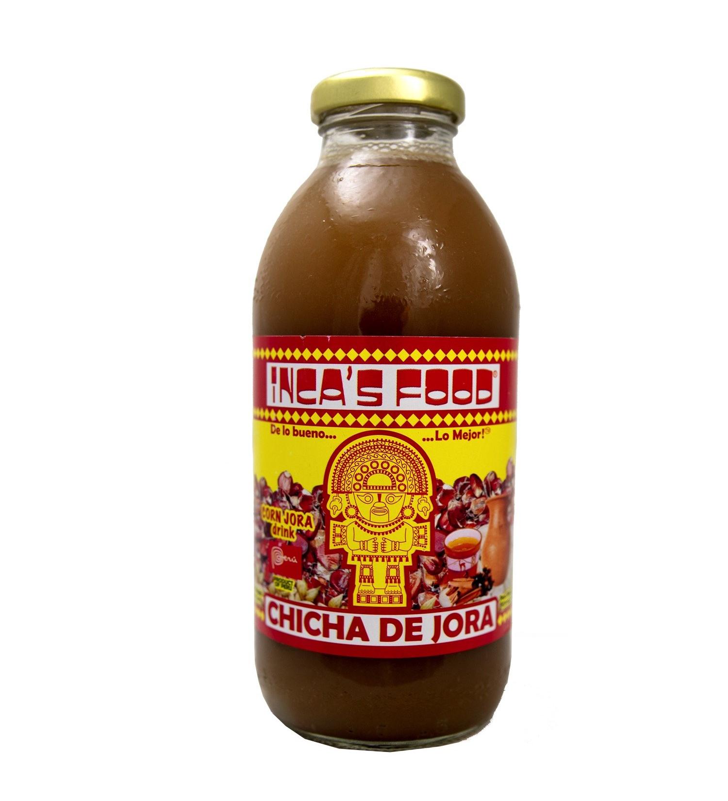 INCA'S FOOD Chicha de Jora para Beber/ Drinking Corn Jora Cider 16 oz.
