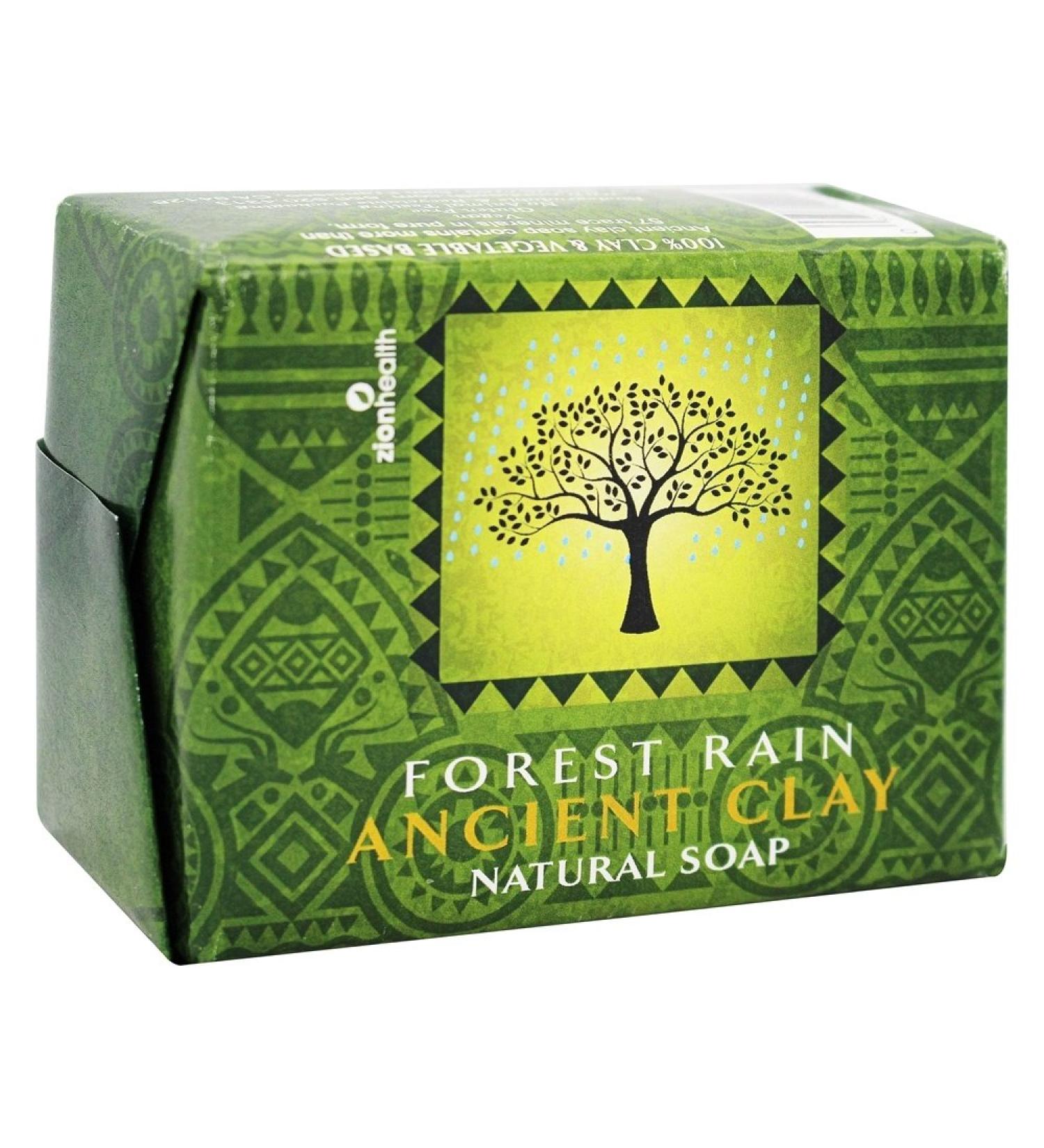 Buy Clay Soap Forest Rain - 10.5 oz Bar Zion Health | Natural Skin Care International Shipping Available - Buy Online on GoSupps.com