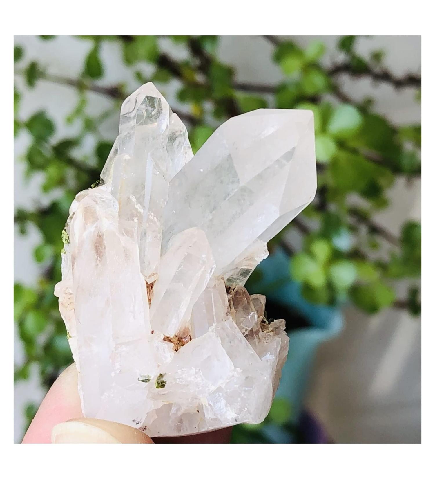 1PC Natural Clear Crystal Cluster Crystal Cluster (Size : 250-300g) - Buy Online on GoSupps.com