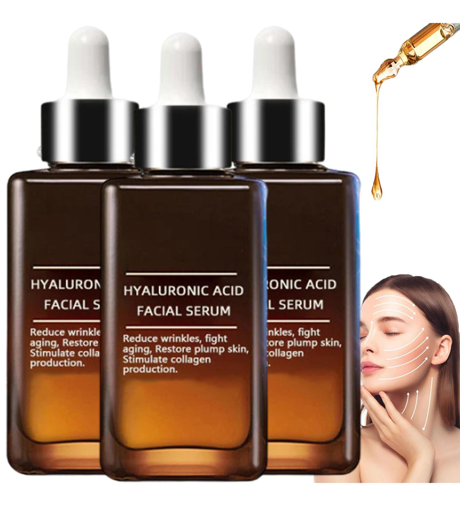 HOUXIANDOU Coolord Skinfirming Rejuvenating Serum Coolord Rejuvenating Serum Collagen Face & Body Serum for Skin Tightening Reduces Fine Lines and Wrinkles 3 Bottles - Buy Online on GoSupps.com