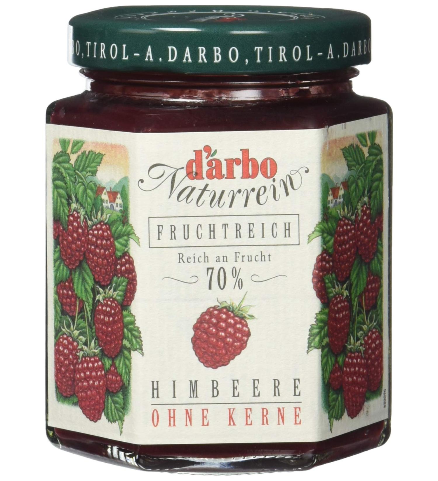 Darbo FR Raspberry Without Seeds - Pack of 6 (6 x 200g) | Premium Quality Raspberry Spread for Global Shipping - Buy Online on GoSupps.com