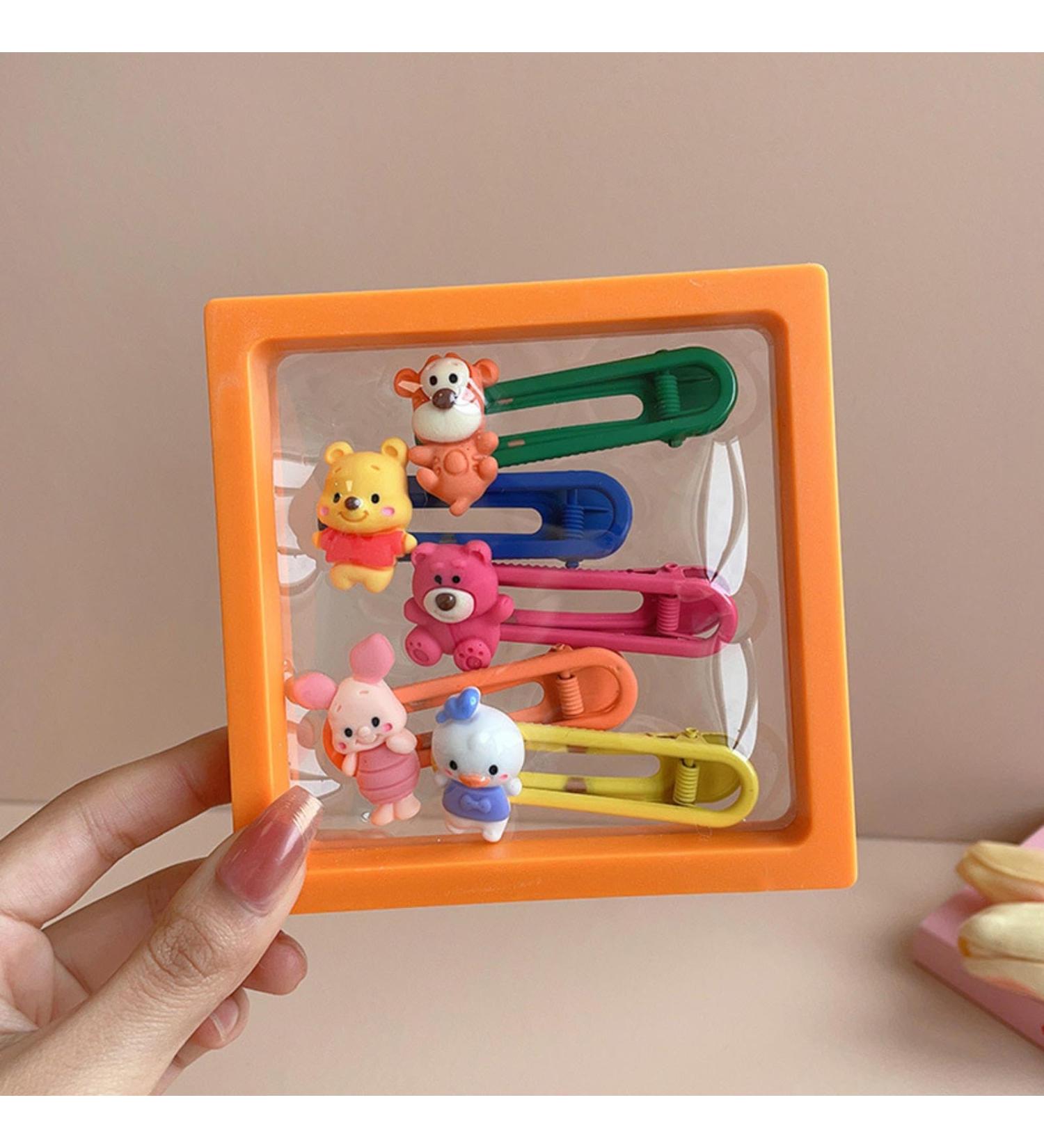 Girl's Bangs Broken Hair Finishing Hairpin Children's Forehead Clip Baby Cartoon Barrettes Little Girl's Back Headwear 9979 M Pink pig hair clip 5 - Buy Online on GoSupps.com