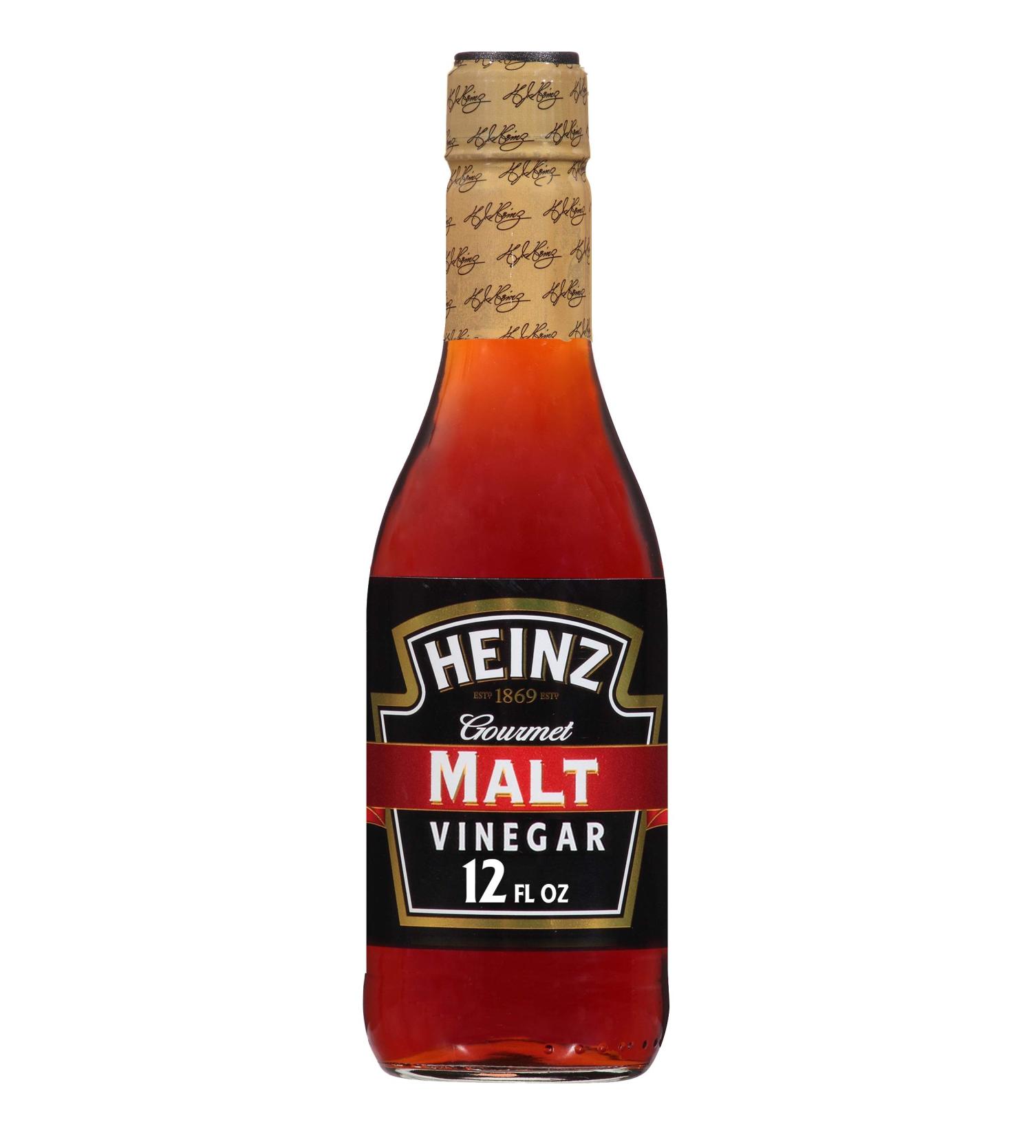Heinz Gourmet Malt Vinegar - 12 fl oz Bottle | Premium Quality - Buy Online on GoSupps.com