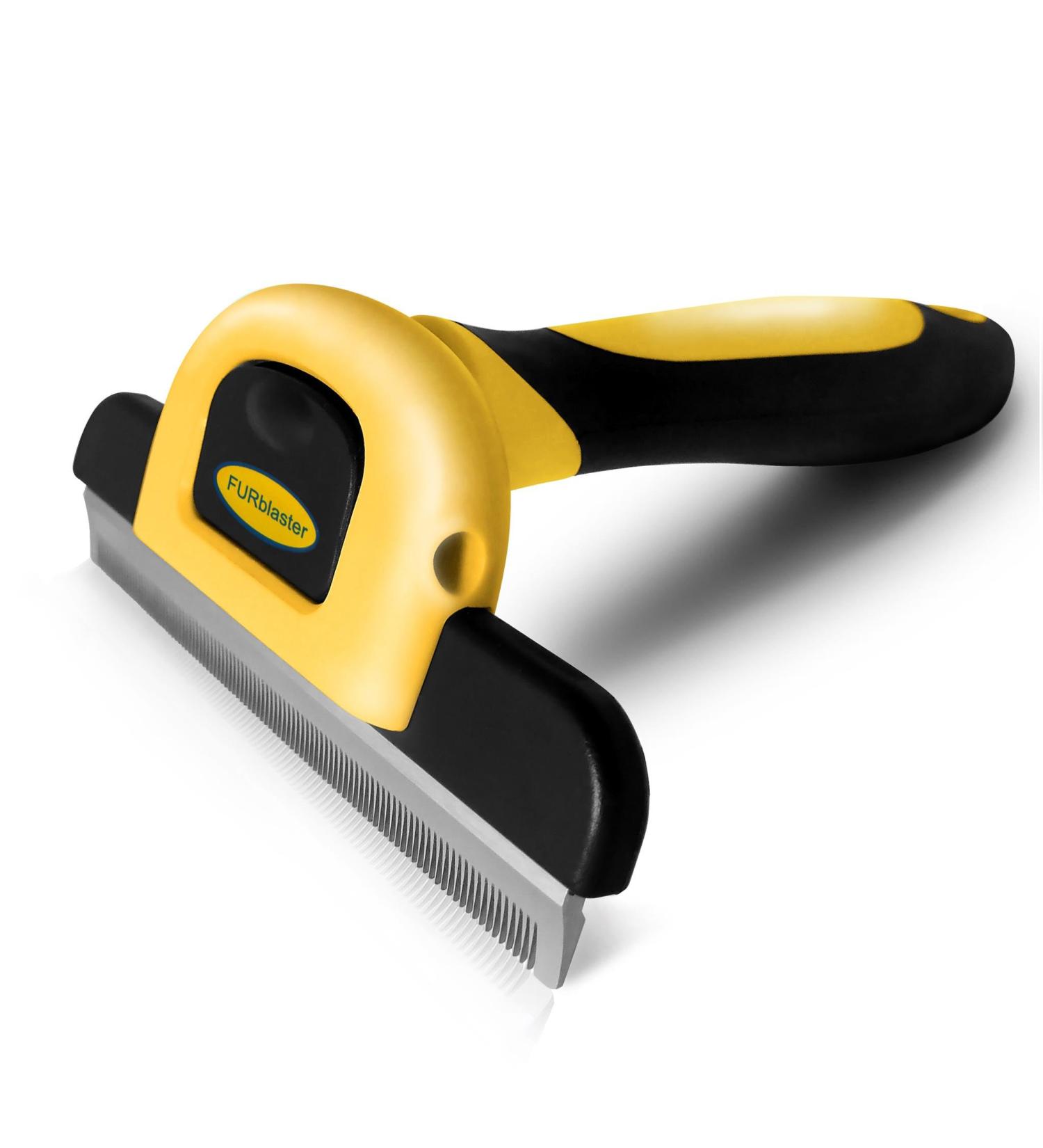DakPets Pet Deshedding Tool | Professional Cat and Dog Brush for Shedding | Stainless Steel Fur Remover for Pet Grooming - Buy Online on GoSupps.com