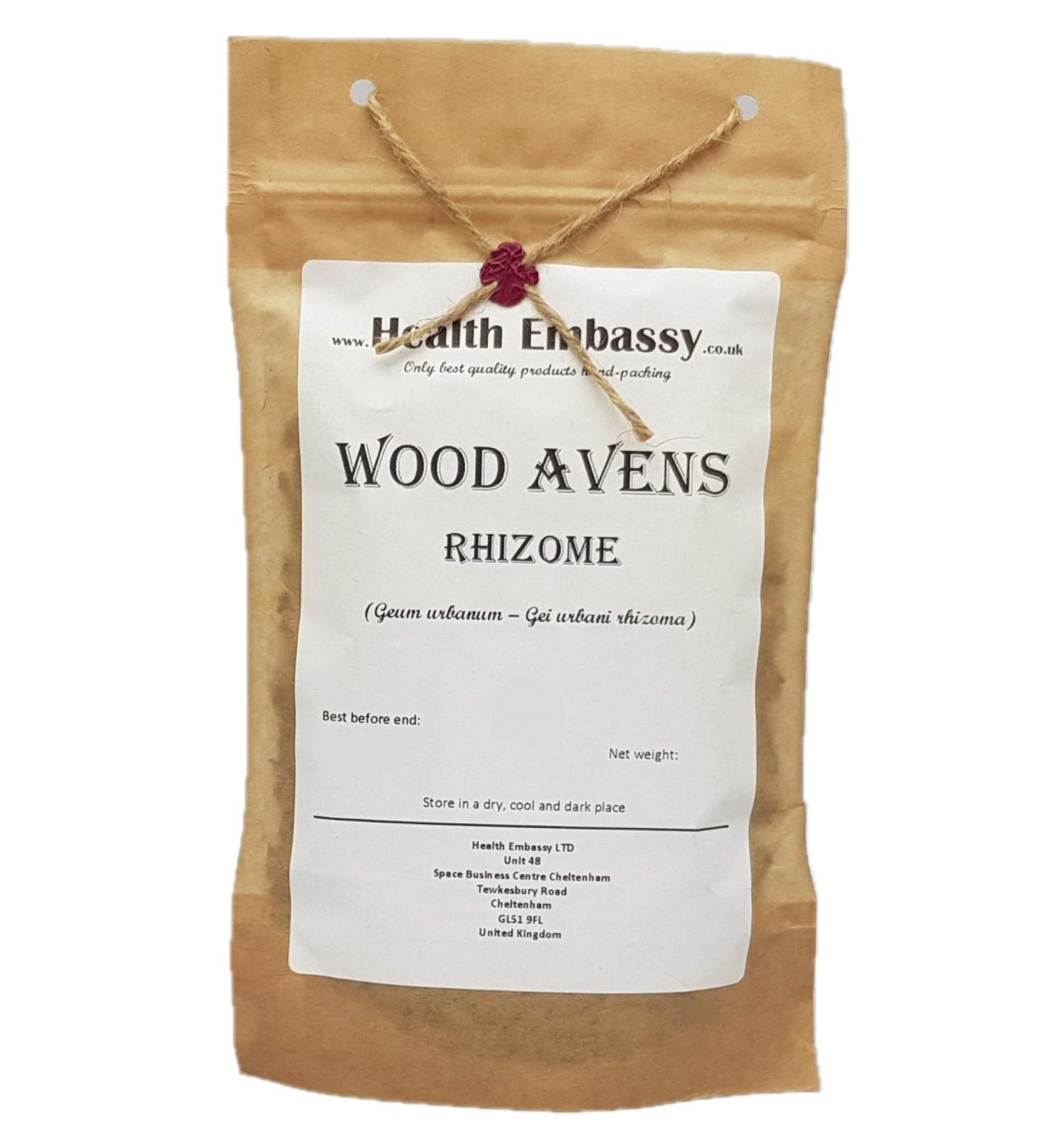 Health Embassy Rhizome de Beno te Commune Tisane | Geum Urbanum L | Wood Avens Rhizome (100g) - Buy Online on GoSupps.com