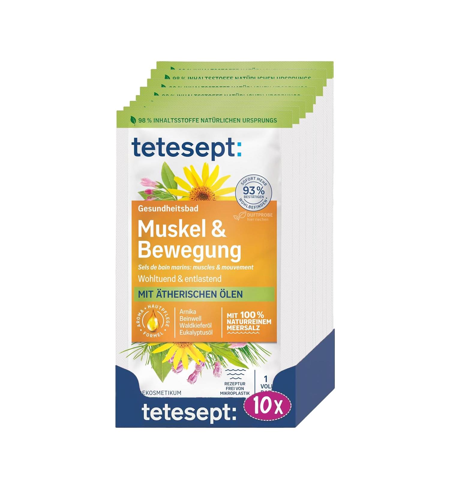 tetesept Sea Salt Muscle and Movement 80g - Buy Online on GoSupps.com