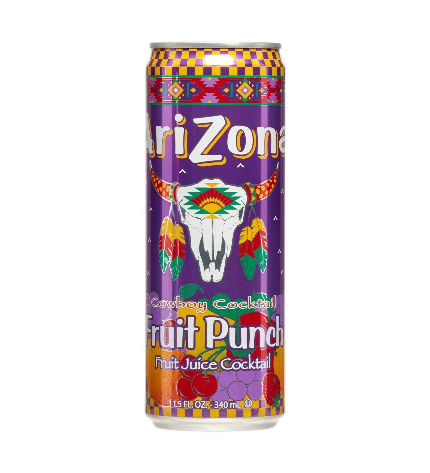 Arizona Arizona Fruit Punch with all natural flavors 24 x 680 ml with a 6 DPG booklet