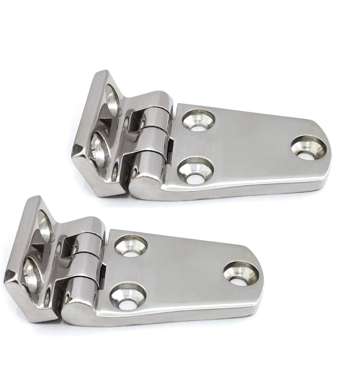 NRC&XRC Marine Grade 316 Stainless Steel Offset Short Side Casting Hinges (Pair) - Heavy Duty 3/16 Thick for Boat, RV Cabinets - 2-3/4 x 1-1/2 - Buy Online on GoSupps.com